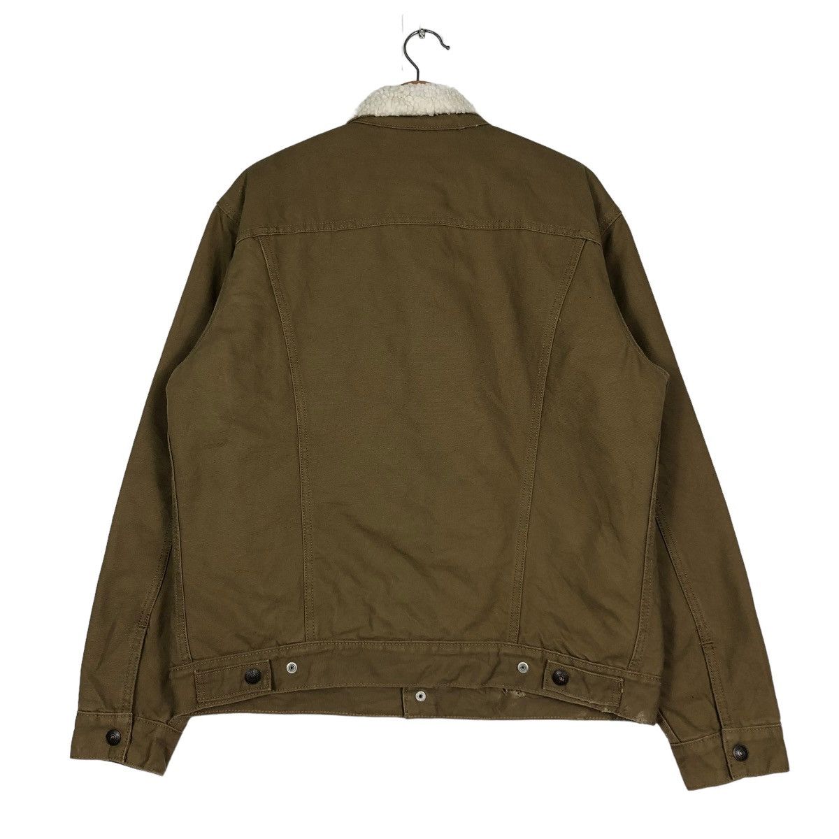 Levi's 🔥VINTAGE BIKER JACKET SHERPA LINING LEVI’S MULTI POCKETS Size US M / EU 48-50 / 2 - 8 Thumbnail