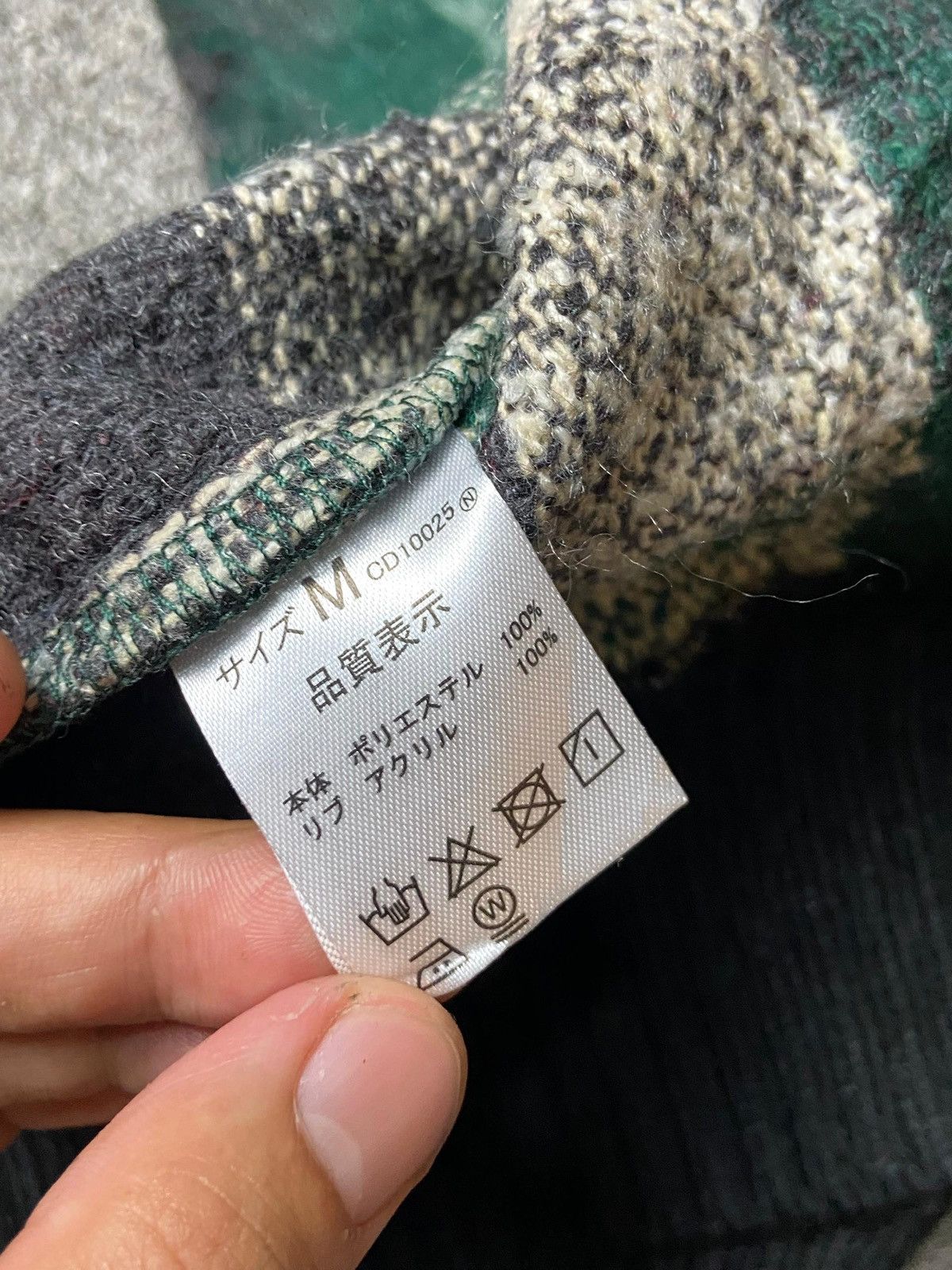Designer × Japanese Brand × Vintage INGNI Japanese Brand Checkered Rib Tunic Sweater (132) Size US M / EU 48-50 / 2 - 11 Thumbnail