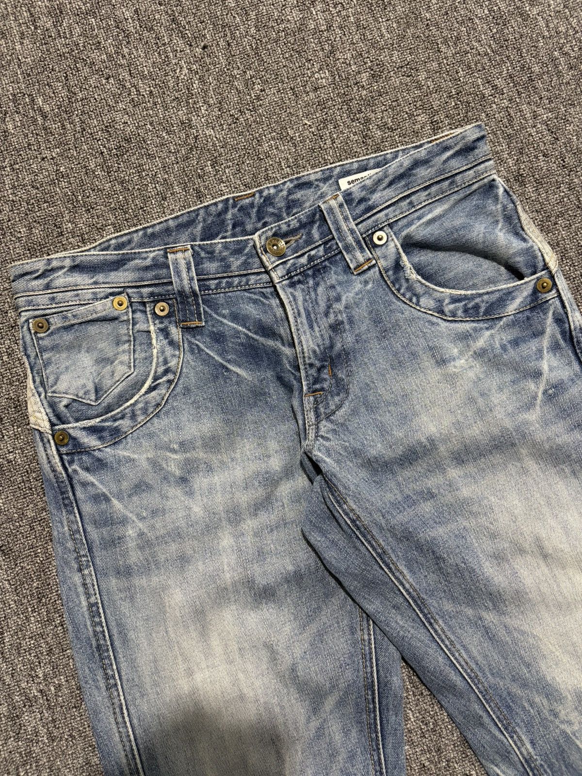 Tornado Mart semantic design jeans flare mudwash lgb kmrii Size US 32 / EU 48 - 4 Thumbnail