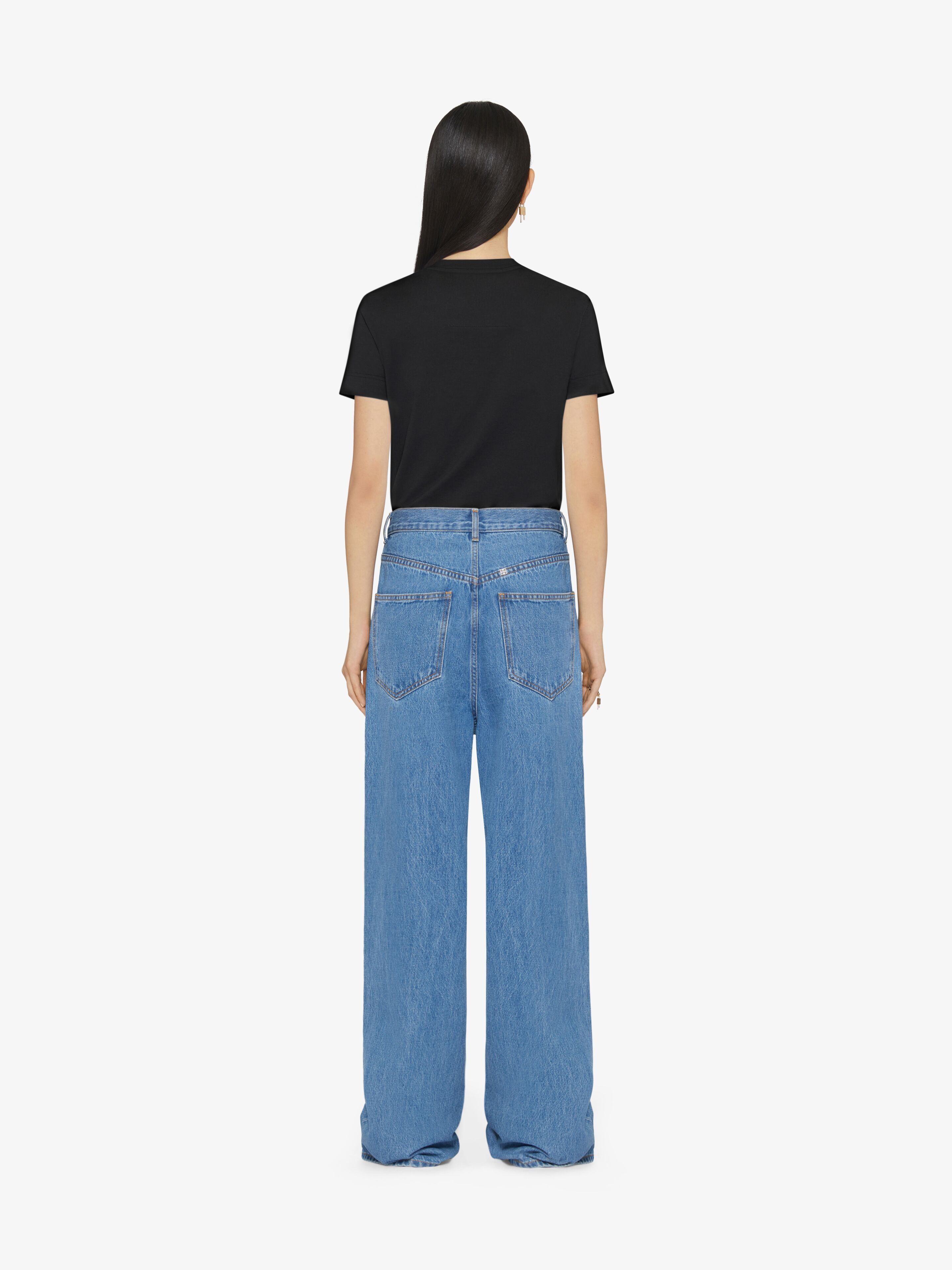 Givenchy o1srvl11e0725 Slim Fit T-Shirt in Black Size XL / US 12-14 / IT 48-50 - 3 Thumbnail
