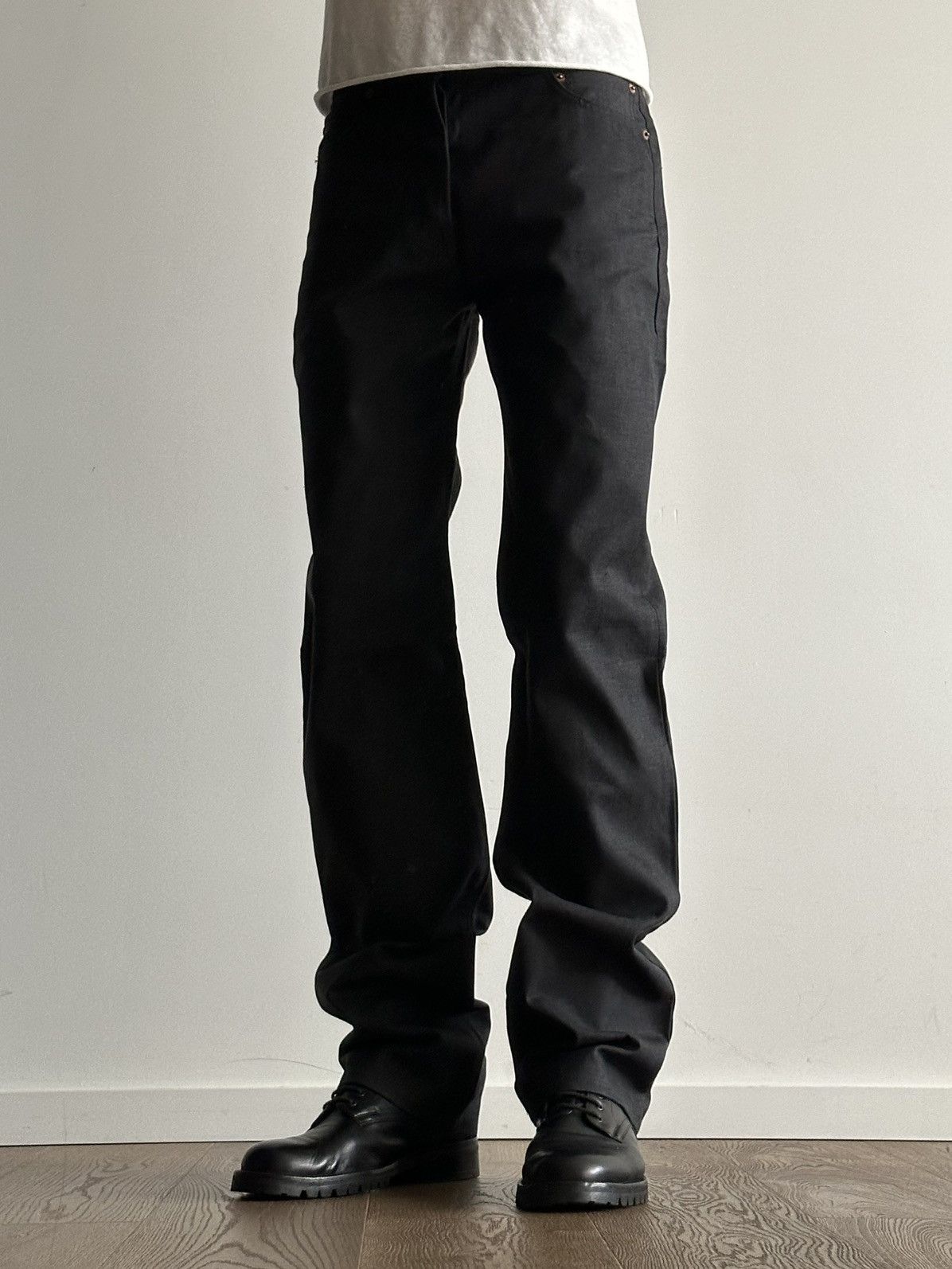 Jil Sander Jil Sander 90’s Heavy Canvas Jeans Size US 30 / EU 46 - 3 Thumbnail