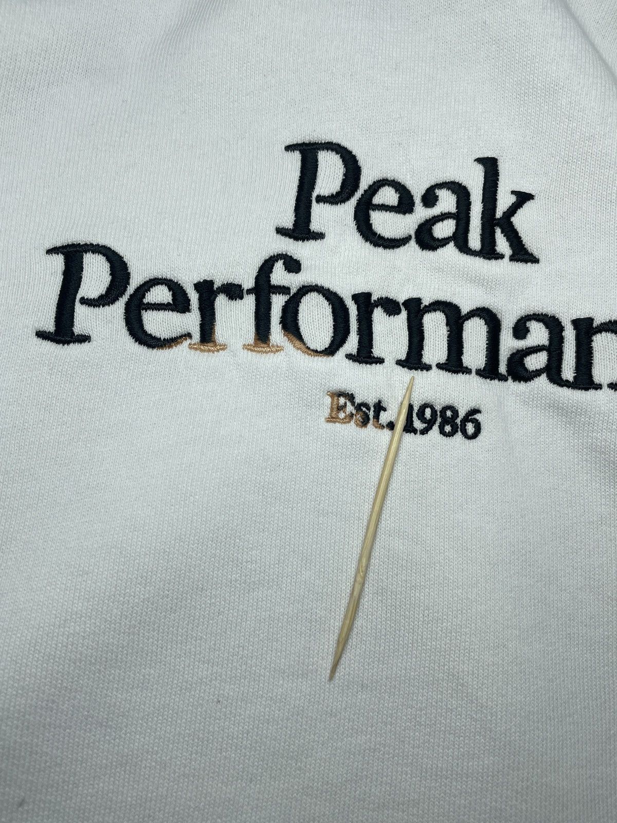 Peak Performance 🔥Offers🔥Peak Performance Hoodie Spellout Hype Rare Size US XXS / EU 40 - 8 Thumbnail