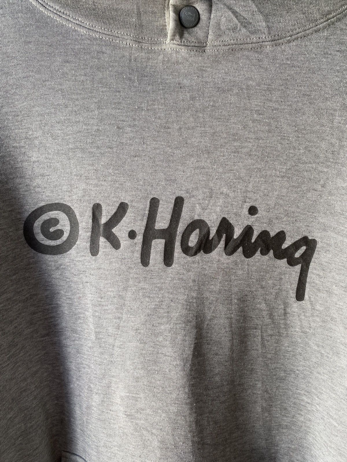 Keith Haring × Vintage Vintage K.Haring Baby Radiant Oversized Hooded Sweatshirt Size US XL / EU 56 / 4 - 5 Thumbnail