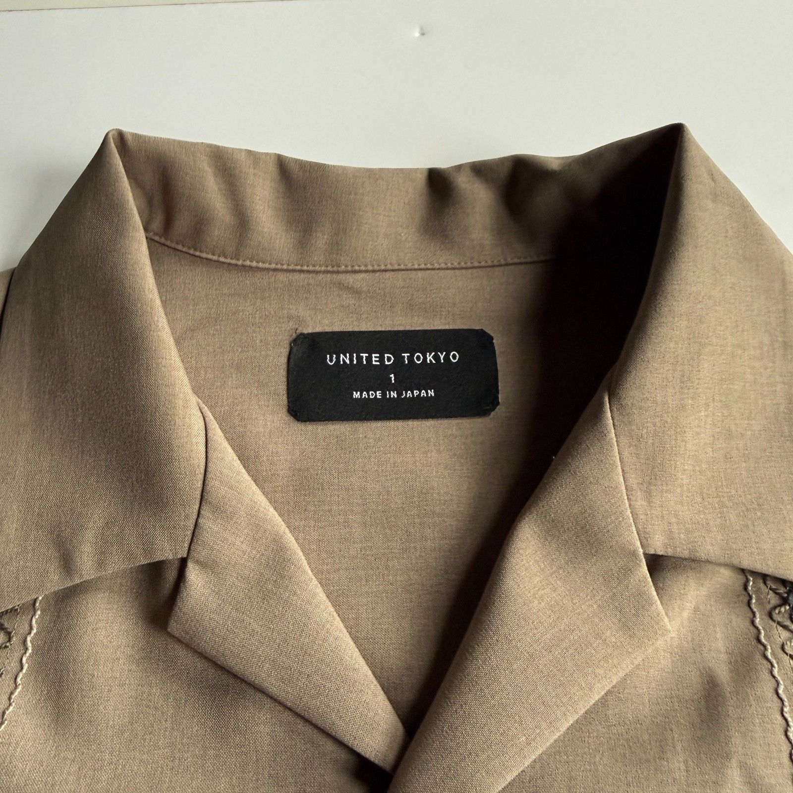 Other UNITED TOKYO Brown Embroidered LS Shirt - Men’s Size 1 Size US M / EU 48-50 / 2 - 2 Thumbnail