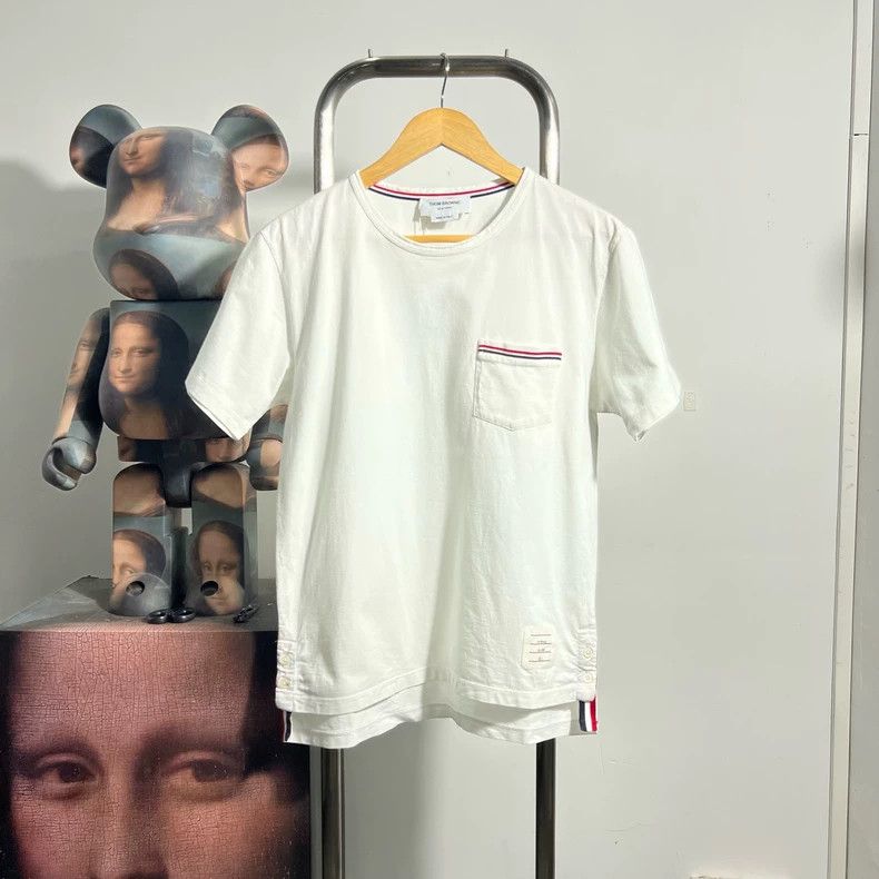 Thom Browne Thom Browne Striped short sleeves Size US M / EU 48-50 / 2 - 1 Thumbnail