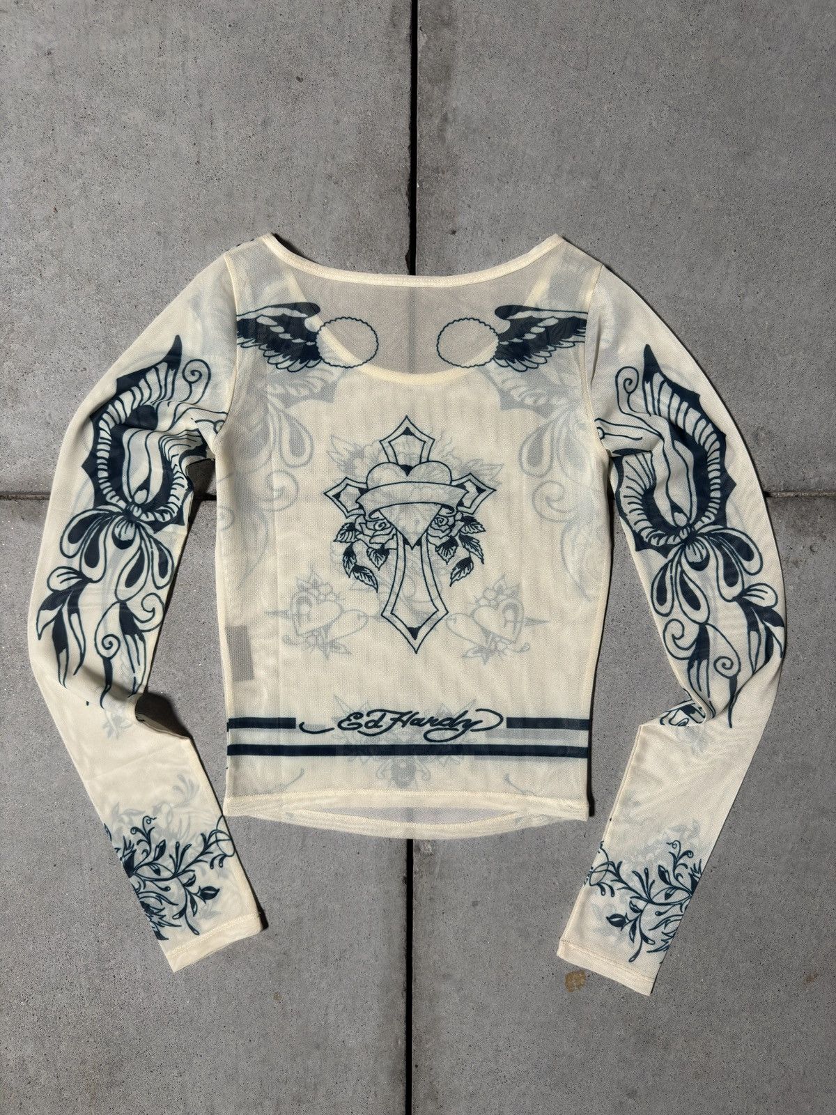Ed Hardy Ed hardy mesh long sleeve Size S / US 4 / IT 40 - 2 Thumbnail