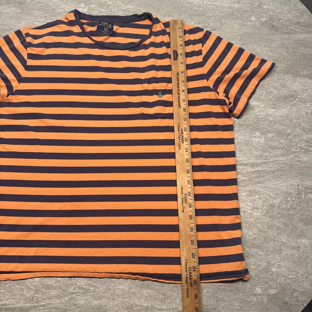Polo Ralph Lauren Polo Ralph Lauren Striped Skate Short Sleeve Pocket Shirt Size US XL / EU 56 / 4 - 6 Thumbnail
