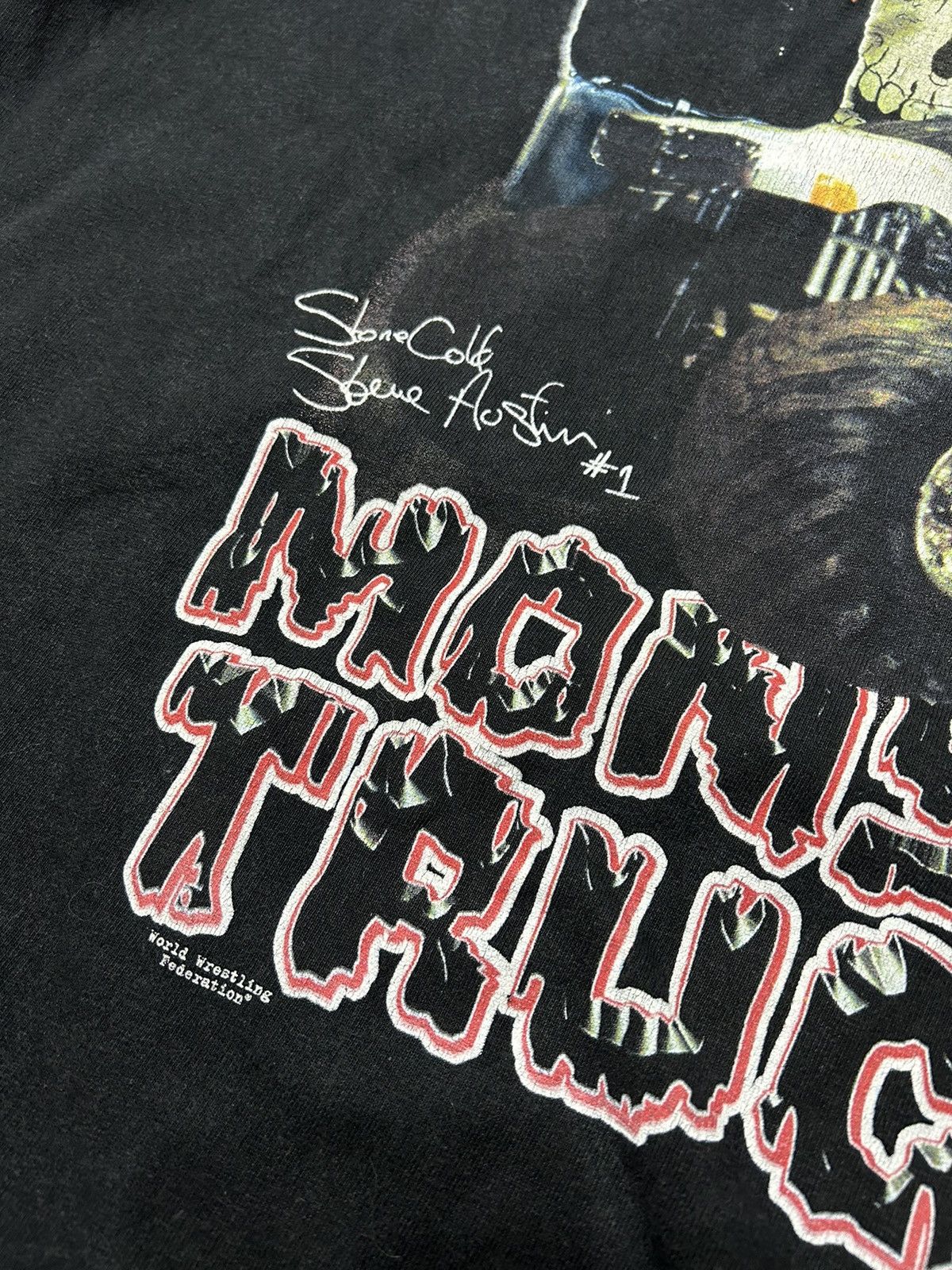 Vintage Stone Cold Steve Austin Monster Truck T Shirt Size US L / EU 52-54 / 3 - 7 Thumbnail