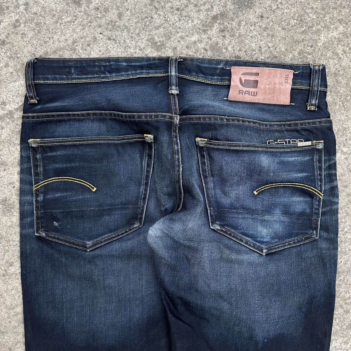 G-Star Vintage G-Star Raw 3301 W34xL30 Jeans Used Y2K 00s Crazy Size US 34 / EU 50 - 8 Thumbnail