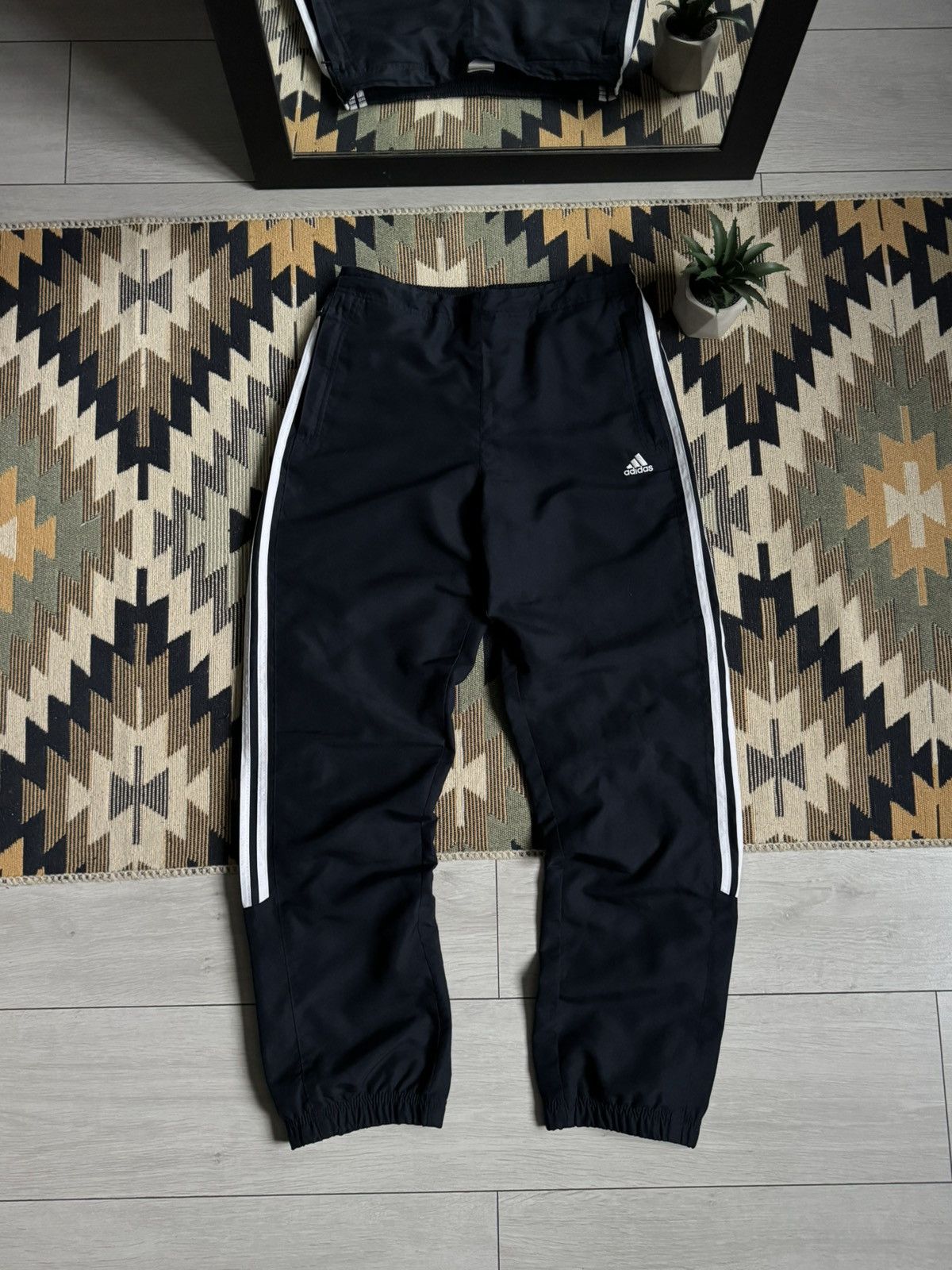 Adidas Vintage Adidas Nylon Y2K Stripes Pants Size US 30 / EU 46 - 3 Thumbnail