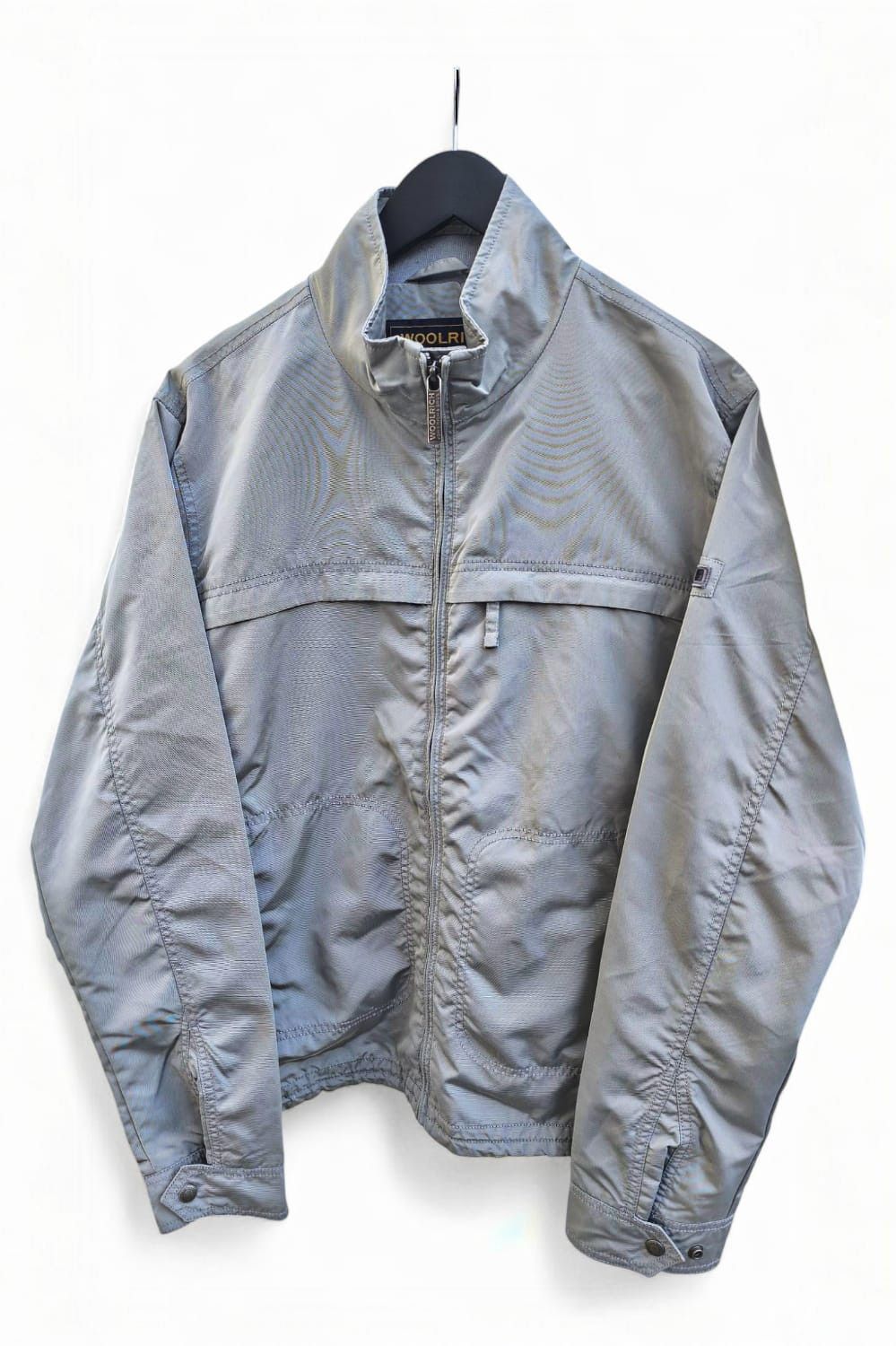 Woolrich Woolen Mills woolrich luxury metallic grey light jacket Size US L / EU 52-54 / 3 - 4 Thumbnail