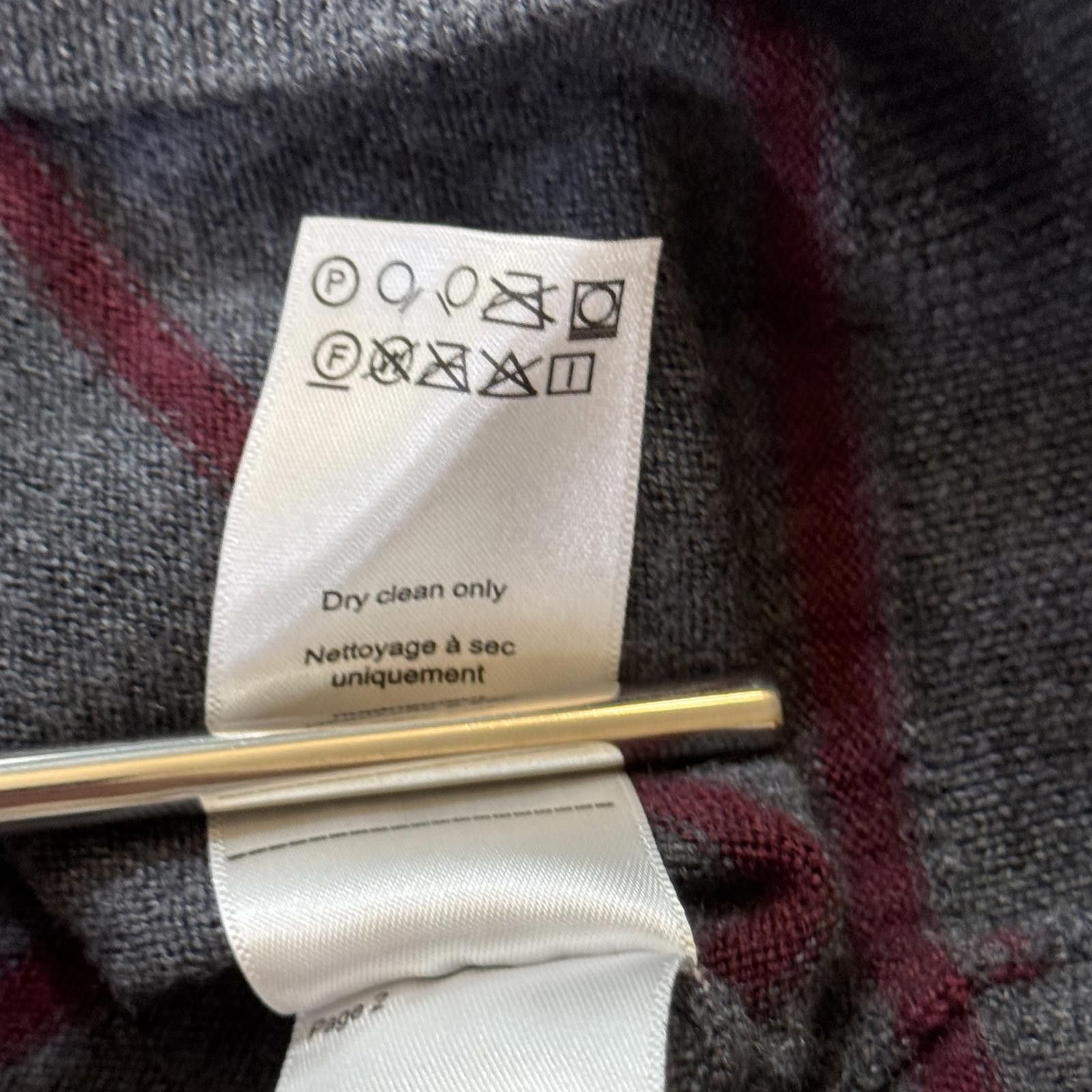 UNTUCKit UNTUCKit Sweater Men's Large Belguardo Stripe Merino Wool Size US L / EU 52-54 / 3 - 11 Thumbnail