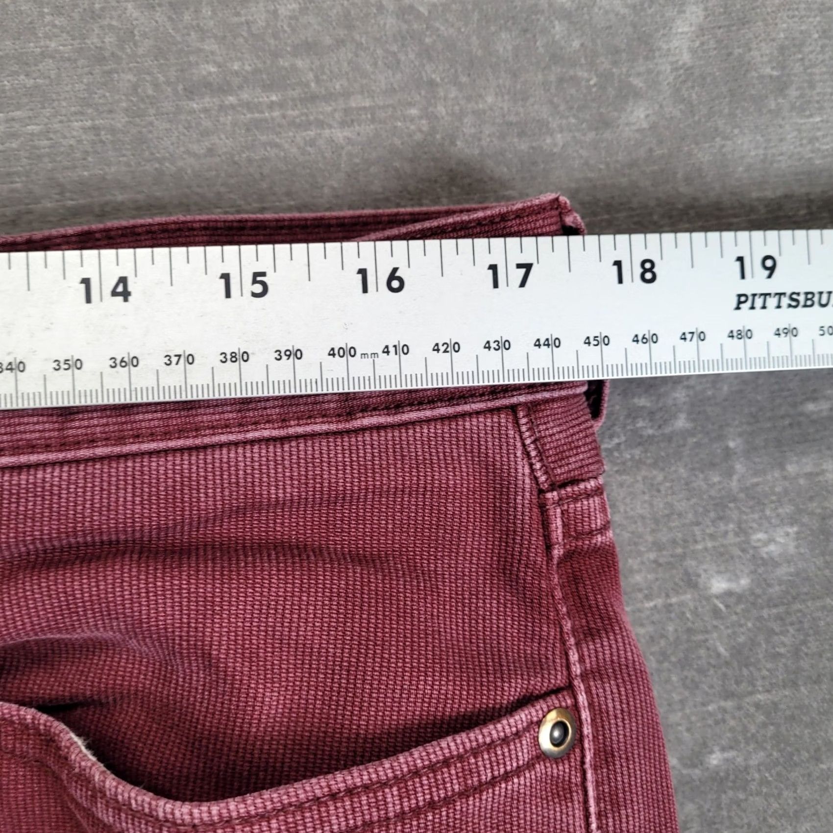 J.Crew J.Crew 770 Straight Fit Corduroy Pants Mens 34x30 Burgundy Red Maroon Wine Casual Chino 5-Pocket Straight Leg Vintage No Size US 34 / EU 50 - 4 Thumbnail