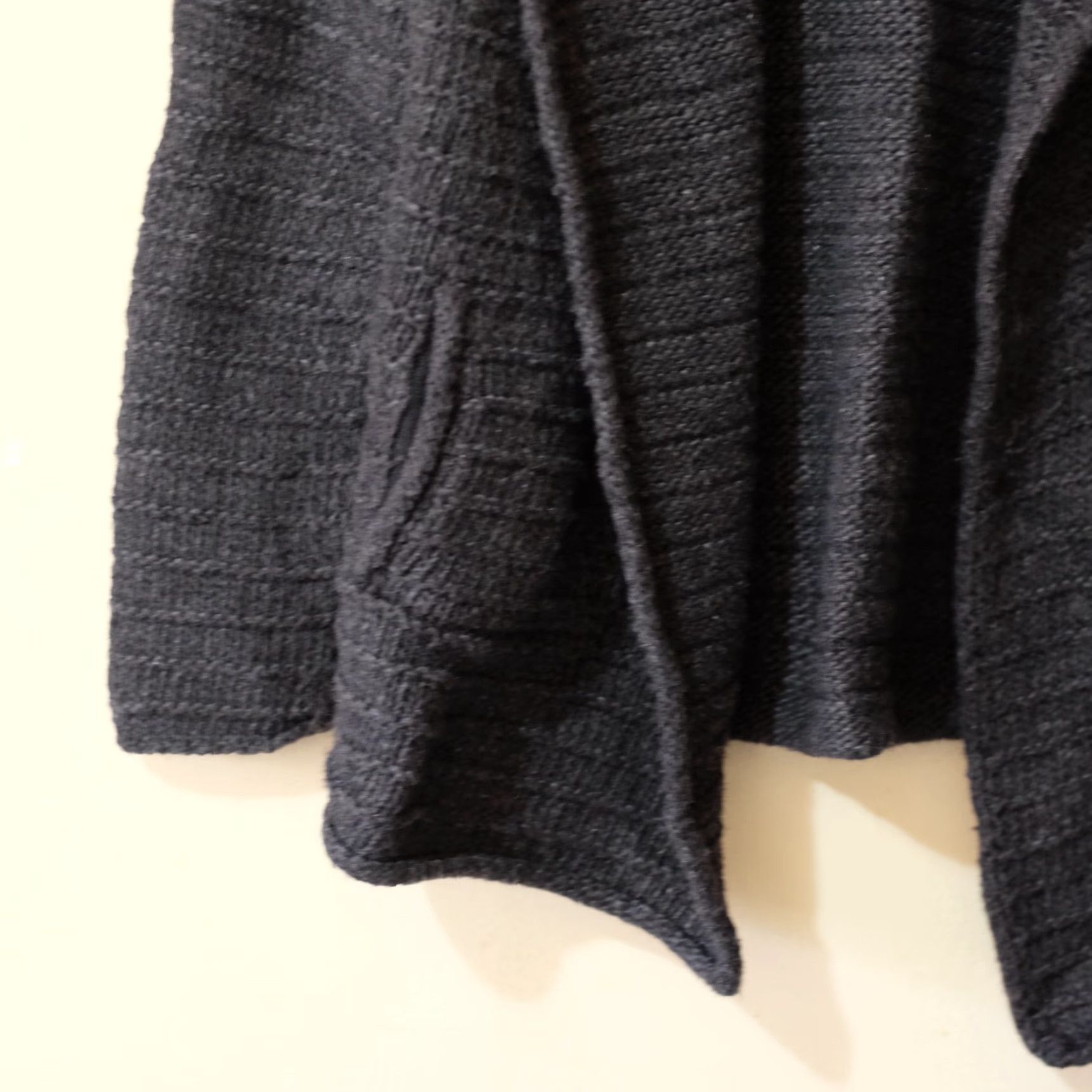 Eddie Bauer Eddie Bauer Sweater Women's M Off Black Cardigan Wool Blend Open Front Size M / US 6-8 / IT 42-44 - 3 Thumbnail