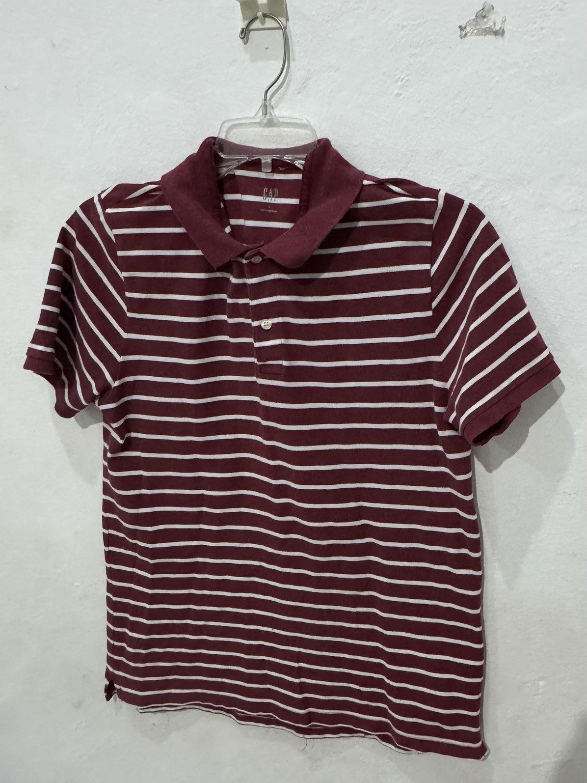 Gap red gap polo white stripes Size US L / EU 52-54 / 3 - 2 Thumbnail