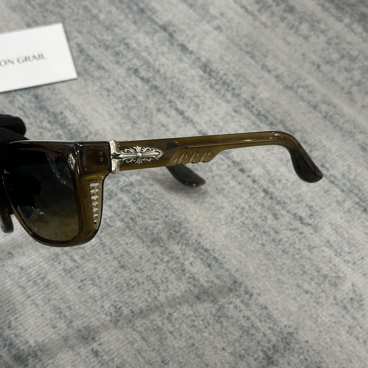 Chrome Hearts CHROME HEARTS DISCO STICK DEADWOOD SUNGLASSES Size ONE SIZE - 6 Thumbnail