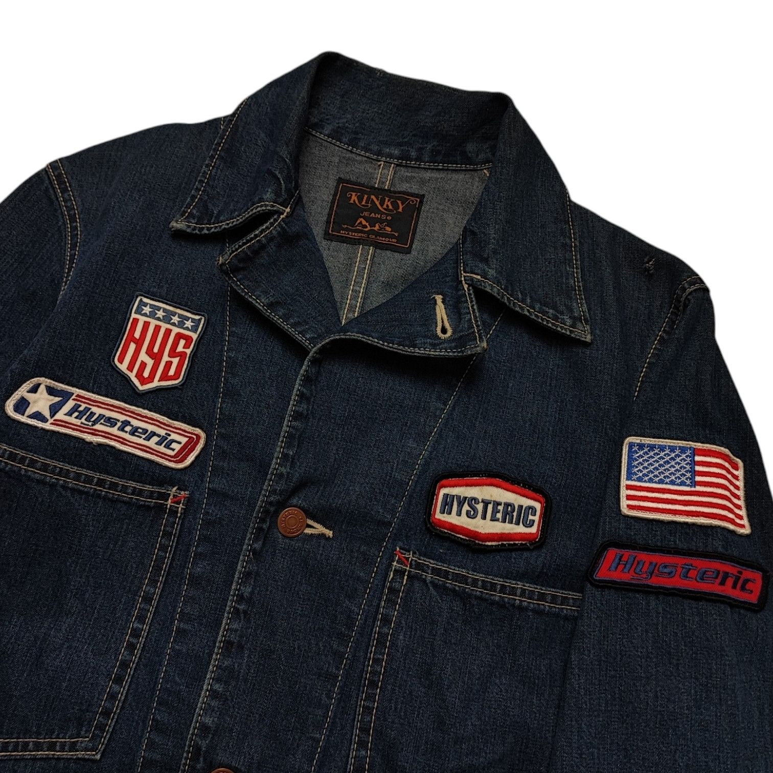 Hysteric Glamour × Vintage Vintage Hysteric Glamour Denim Chore Jacket Size US S / EU 44-46 / 1 - 4 Thumbnail