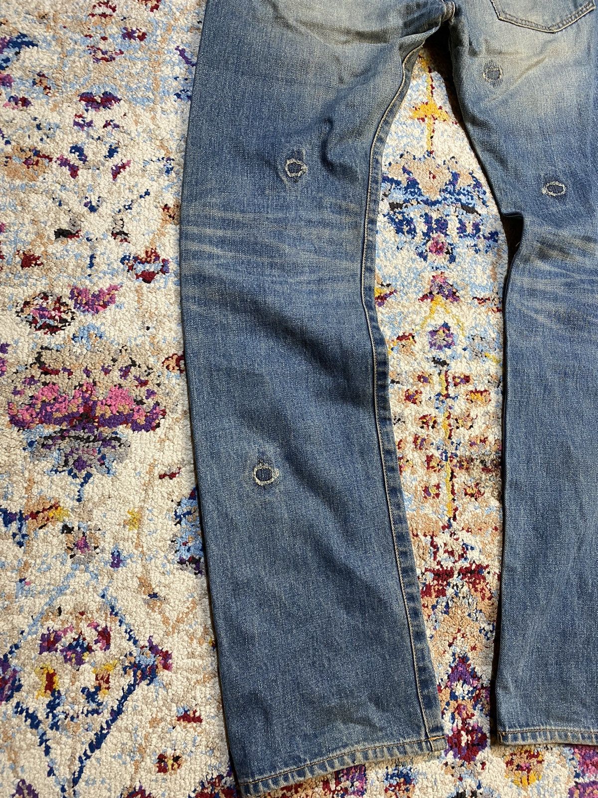 Paul Smith Selvedge Paul Smith Red Ear Japan Rework Patch Denim Jeans Size US 34 / EU 50 - 6 Thumbnail