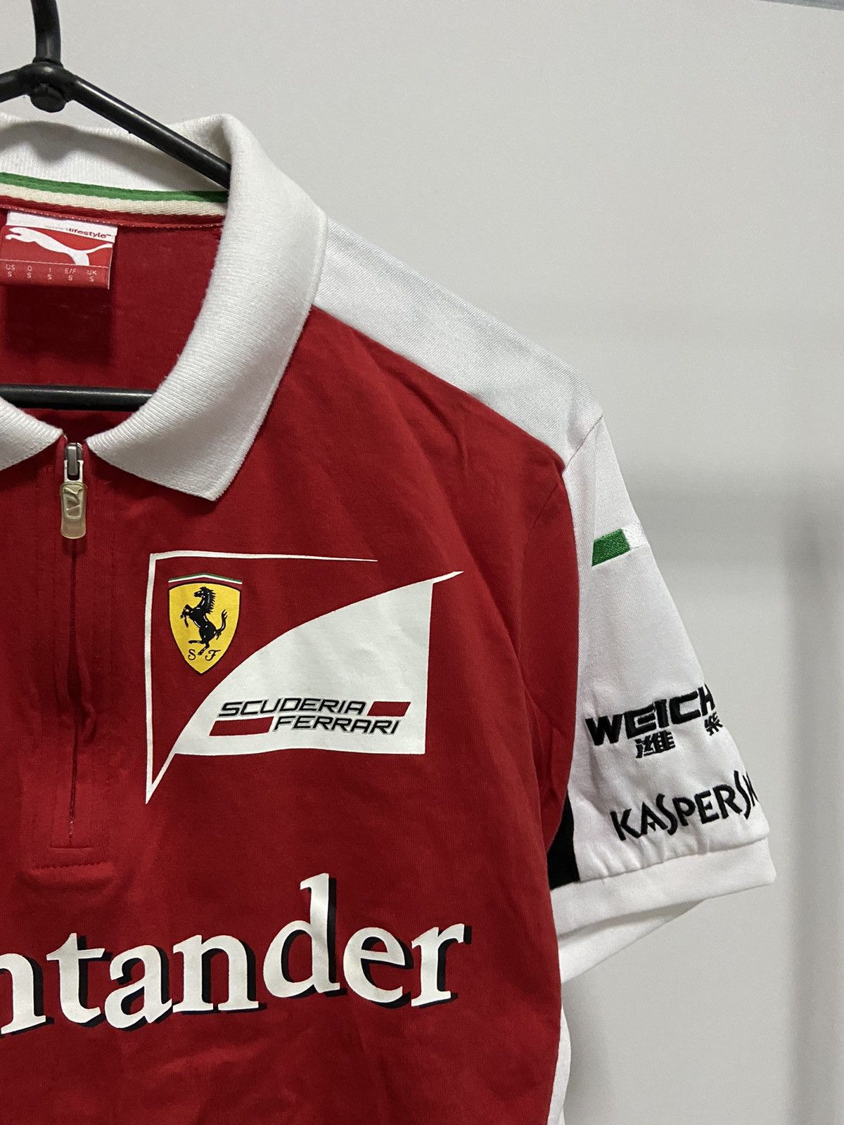 Ferrari × Puma Ferrari puma Santander big logo racing 1/4 zip polo Size US S / EU 44-46 / 1 - 3 Thumbnail
