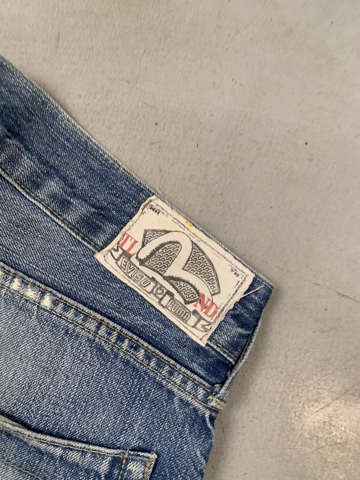 Evisu Vintage Evisu x puma skinny fit denim altered length Size US 32 / EU 48 - 4 Thumbnail