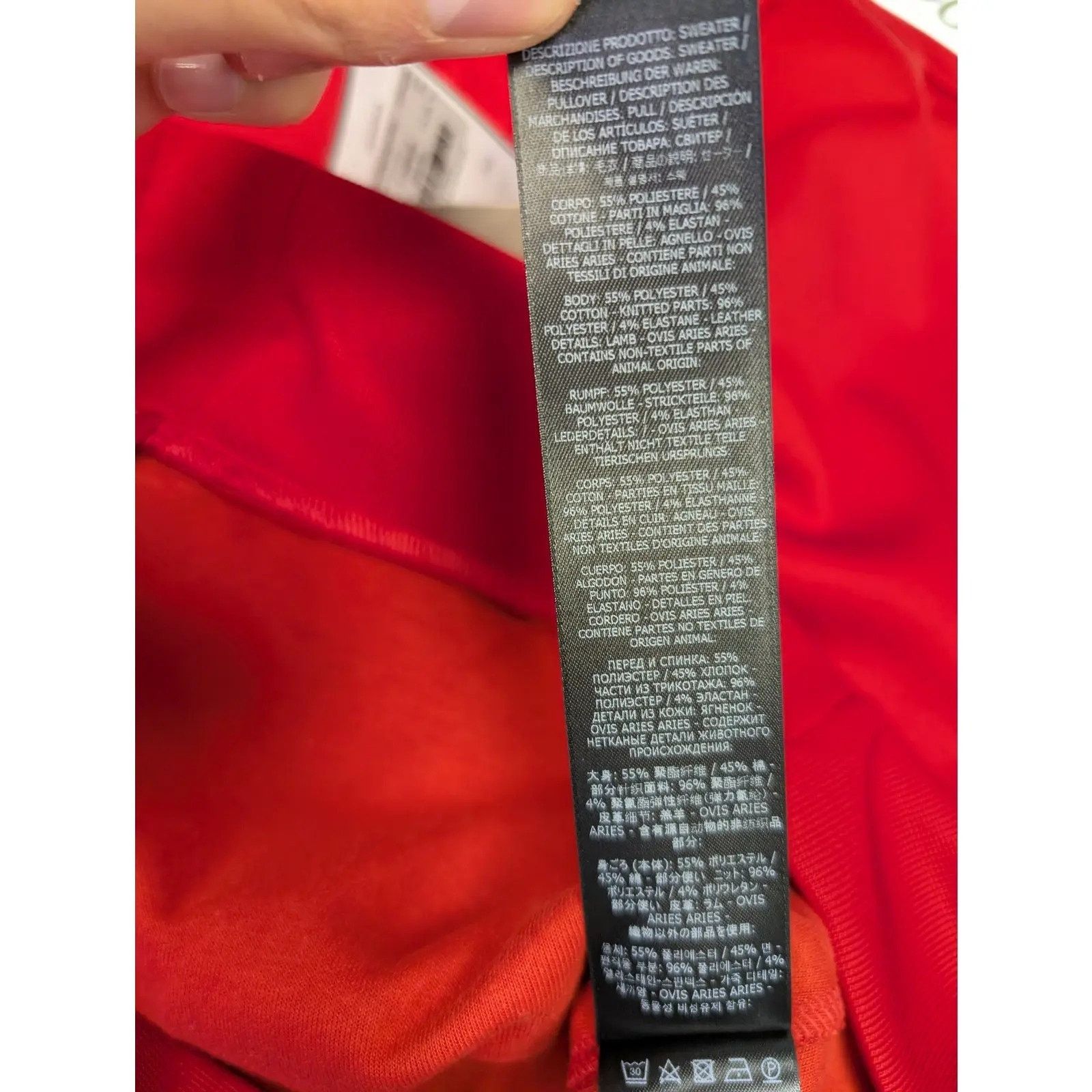 Tom Ford o1rshd1 Cut And Sewn Full Zip Knitted Sweater in Red Size US M / EU 48-50 / 2 - 13 Thumbnail