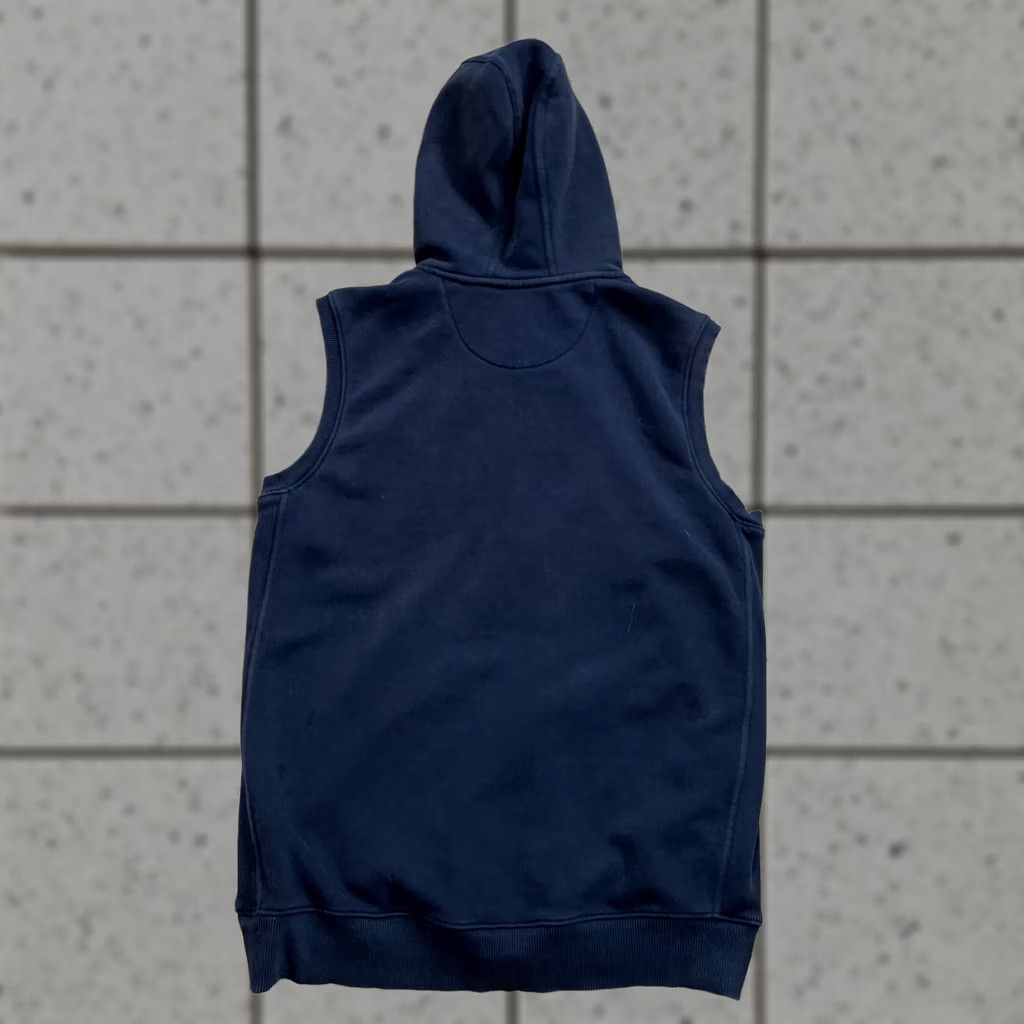 Vintage AJILE Knit Vest Adult L Blue Full Zip Sport Hoodie Drawstring Retro Active L 38" Size US L / EU 52-54 / 3 - 1 Thumbnail
