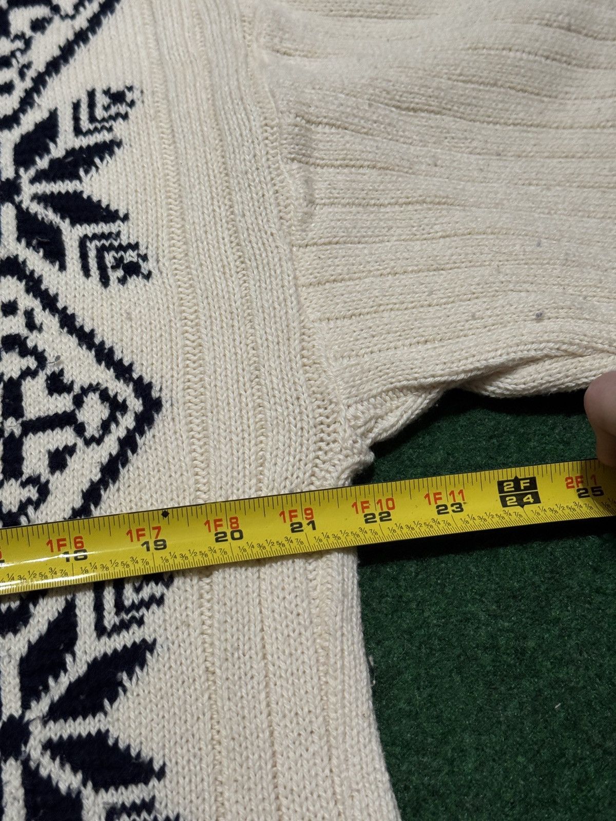 Savile Row Vintage 90s Snowflake Fair Isle Knit Grandpa M/L Sweater Size US M / EU 48-50 / 2 - 5 Thumbnail