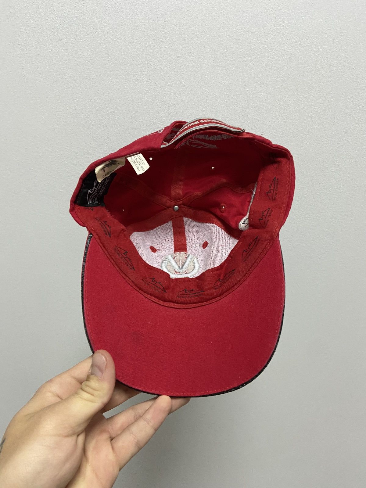 Ferrari × Vintage Ferrari Cap Vintage Michael Schumacher Racing Formula 1 Size ONE SIZE - 6 Thumbnail