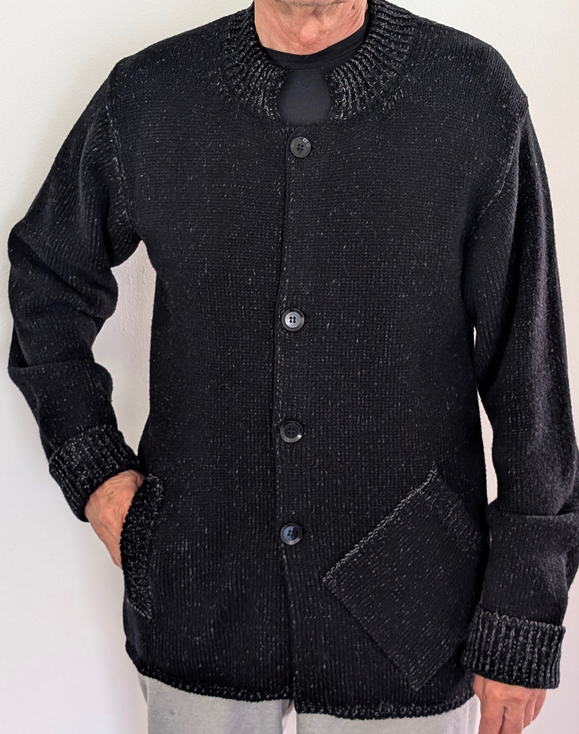 Yohji Yamamoto Yohji Yamamoto Pour Homme Vintage A/W Wool Cardigan Size 4 Size US L / EU 52-54 / 3 - 3 Thumbnail