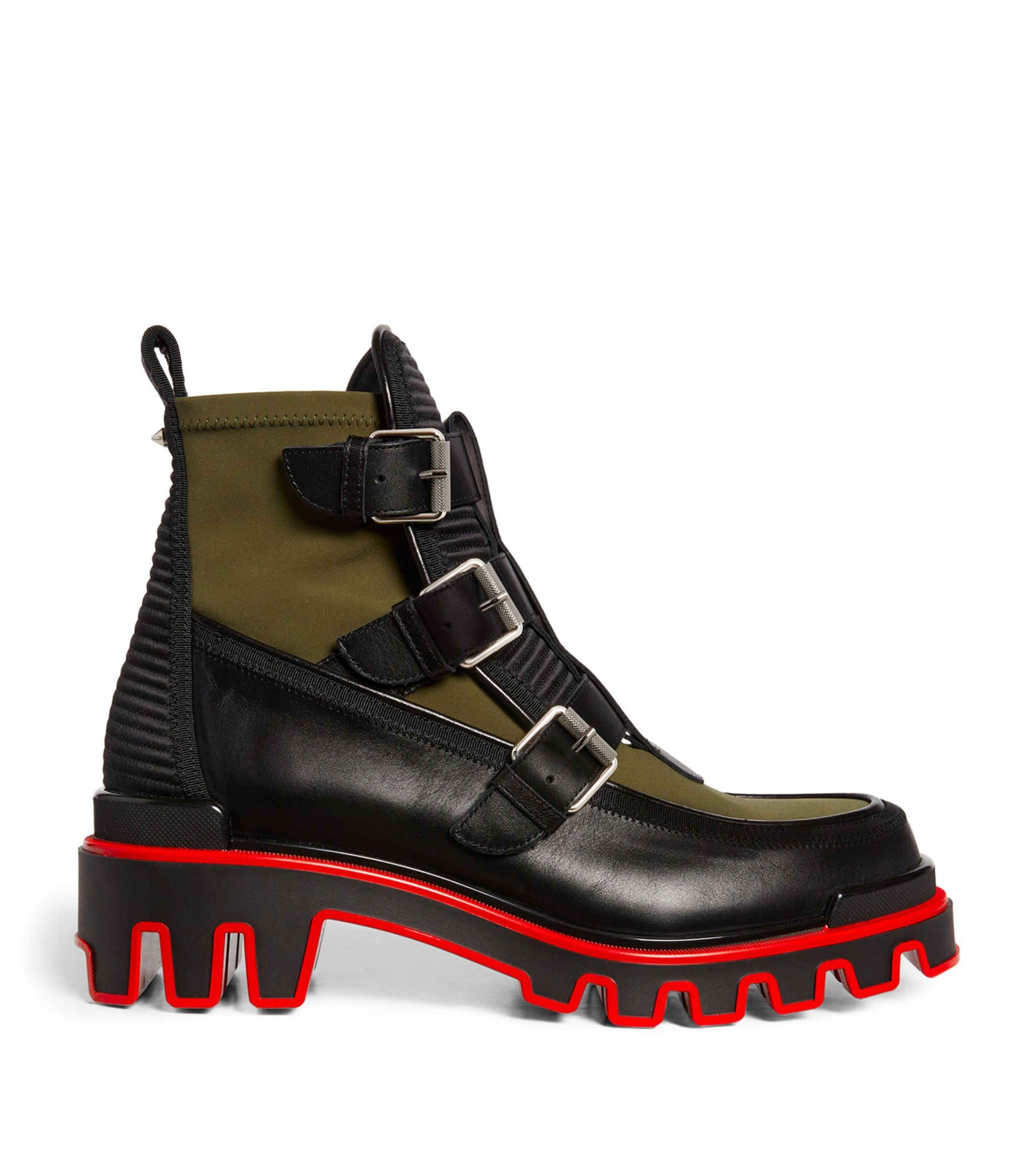Christian Louboutin o1bcso1str1024 Buckle Dune Boots in Black Size US 9 / EU 42 - 1 Thumbnail