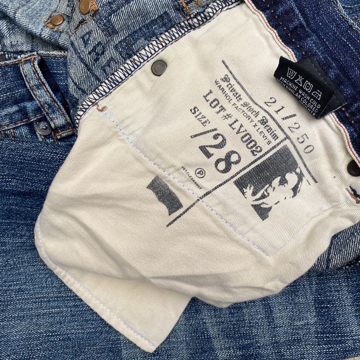 Andy Warhol × Levi's Rare 21/250 Levi's X Andy Warhol Factory Patchwork Denim Size US 28 / EU 44 - 14 Thumbnail