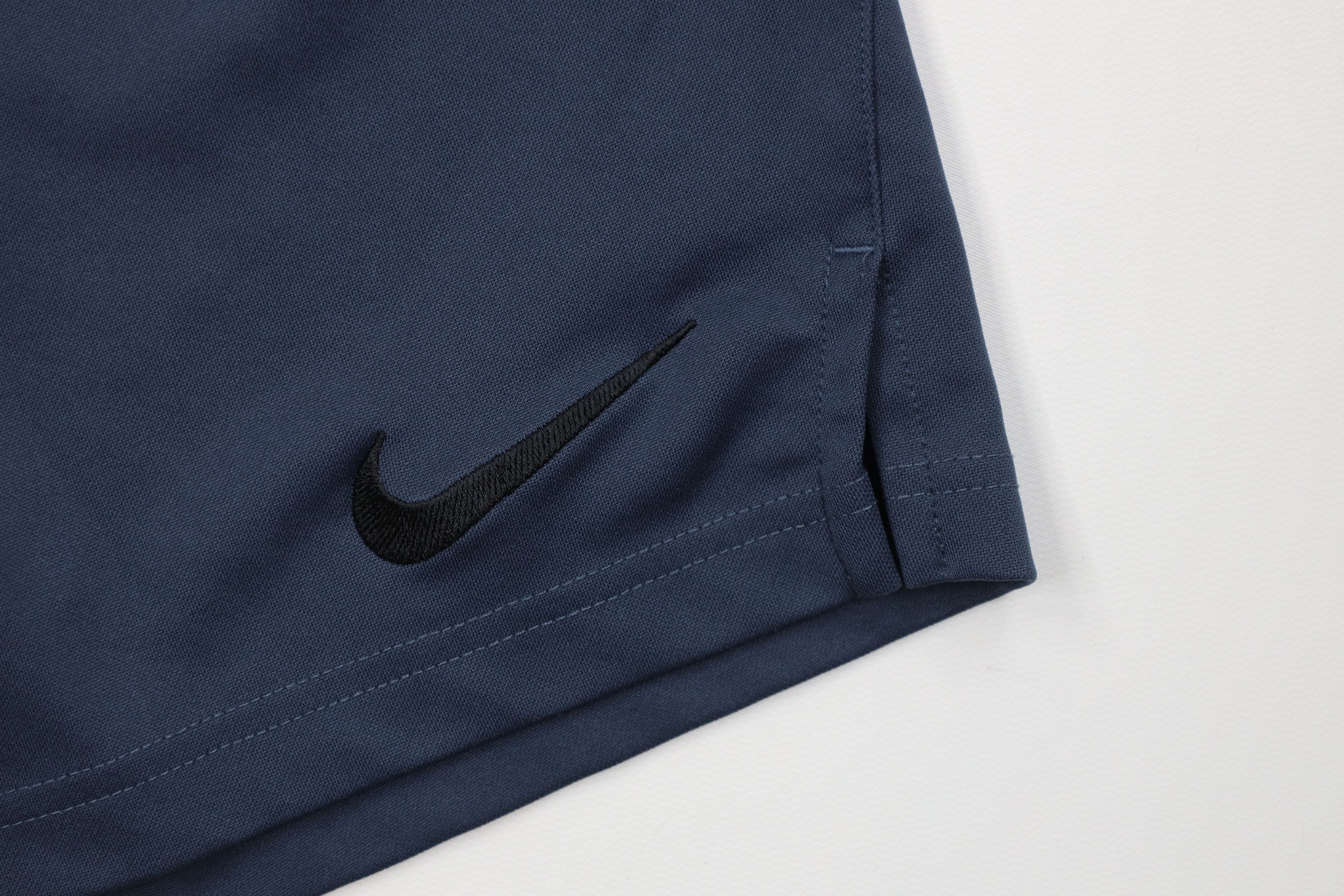 Nike Vintage Y2K Nike Big Swoosh Knit Training Shorts Steel Blue Size US 34 / EU 50 - 5 Thumbnail