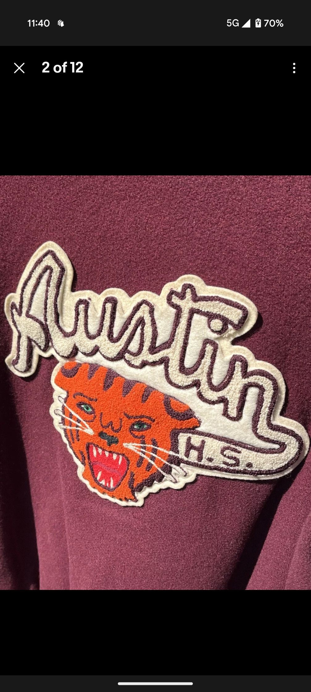 Vintage Austin varsity letterman jacket 1963 Size US M / EU 48-50 / 2 - 6 Thumbnail