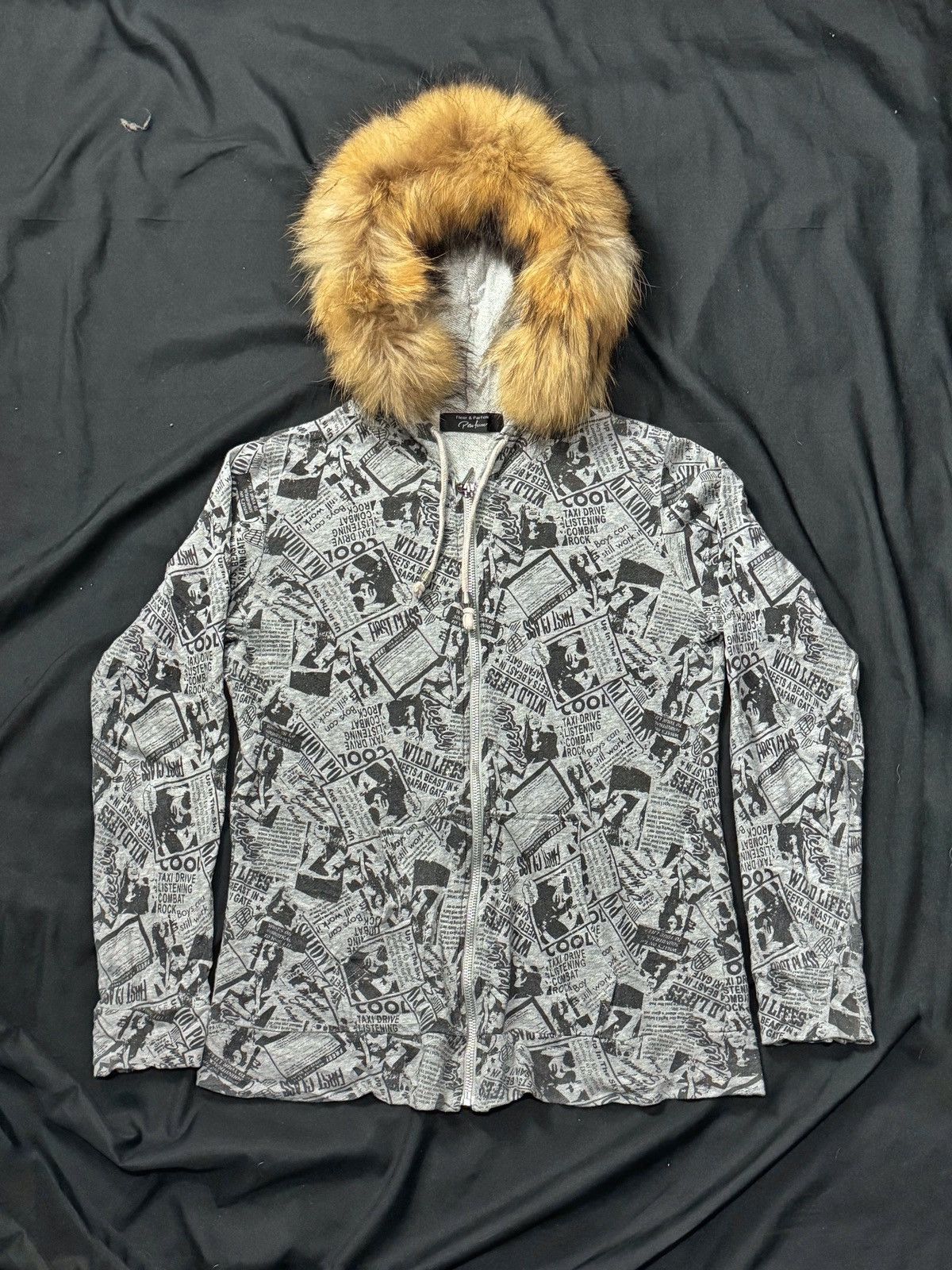 Fur hoodie poem full art ifsix lgb style
