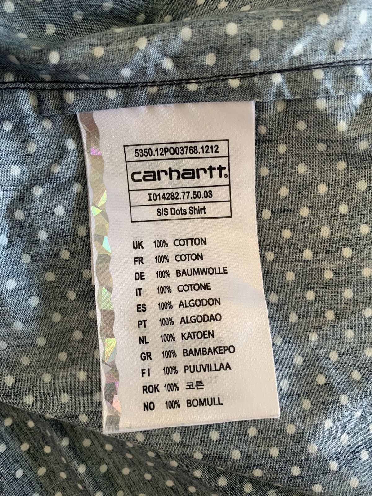 Carhartt Carhartt S/S Dots Shirt Size US S / EU 44-46 / 1 - 7 Thumbnail