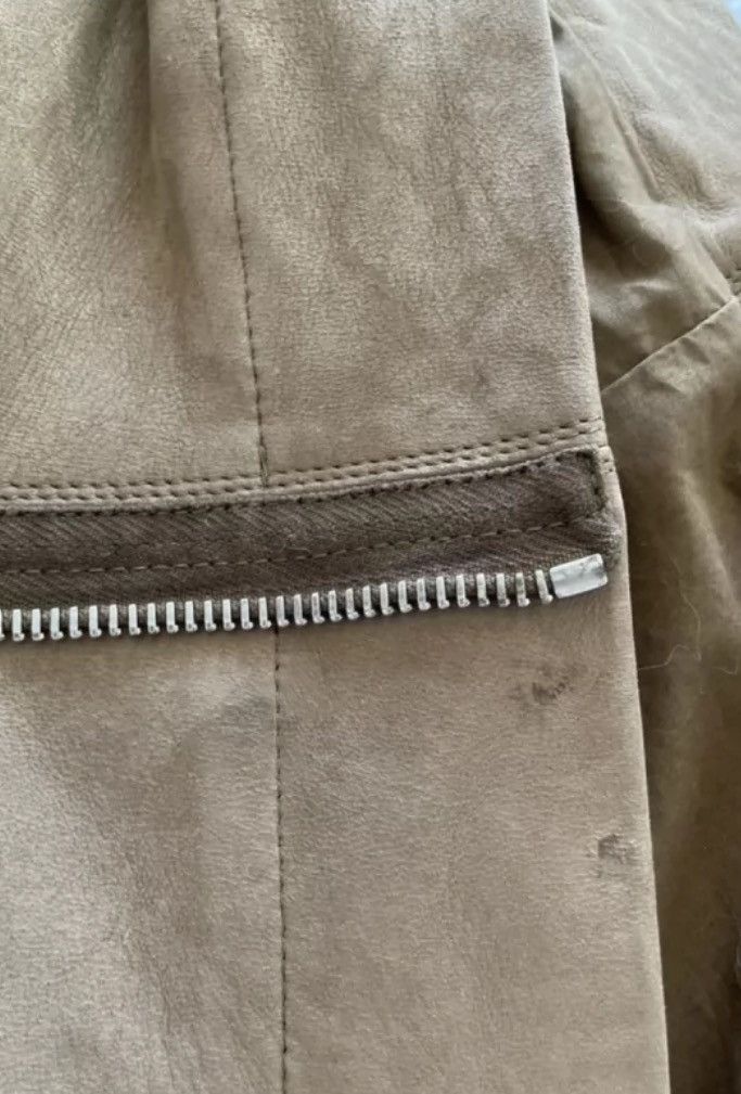 Rick Owens Rick Owens earth colored suede pioneer motorcycle jacket Size US XS / EU 42 / 0 - 5 Thumbnail