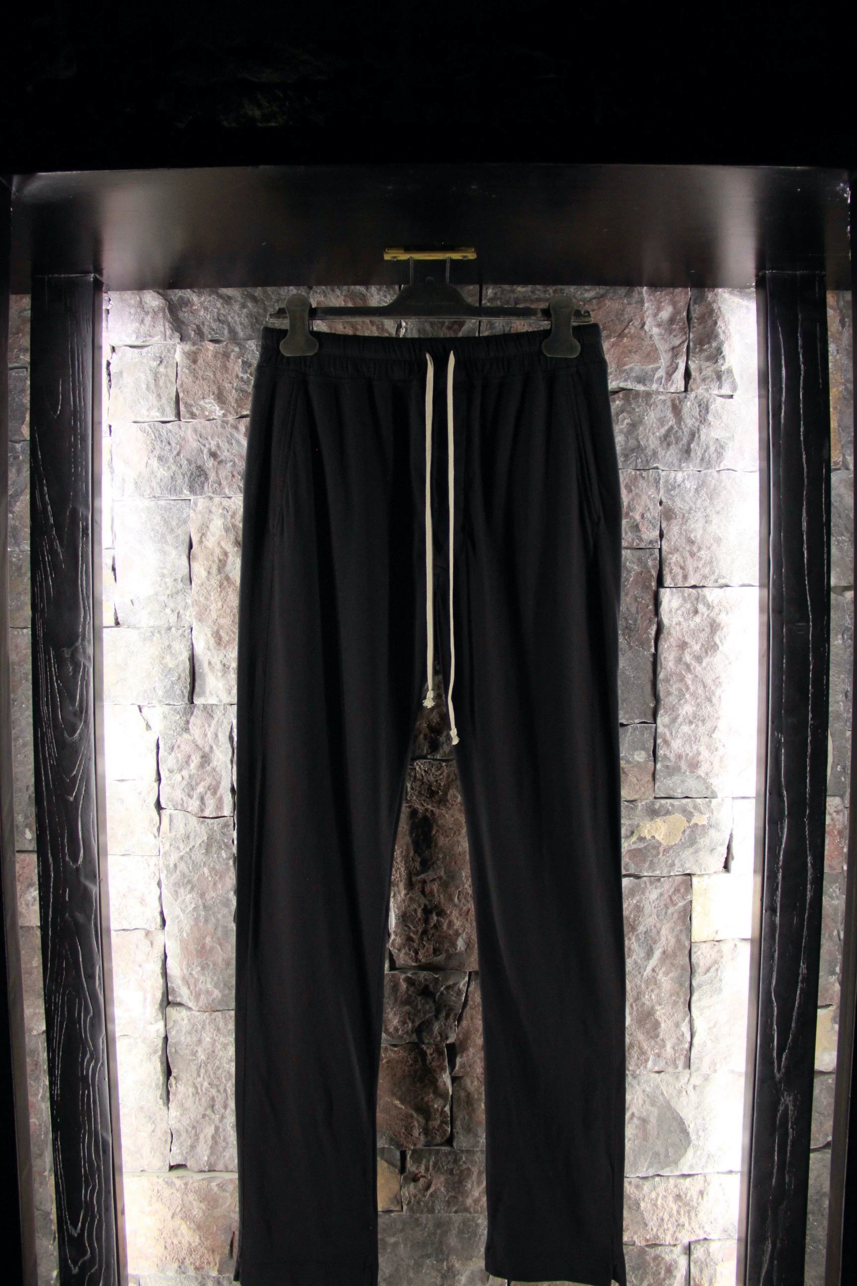Rick Owens Rick Owens Black Casual Pants Men 28 Size US 28 / EU 44 - 1 Thumbnail