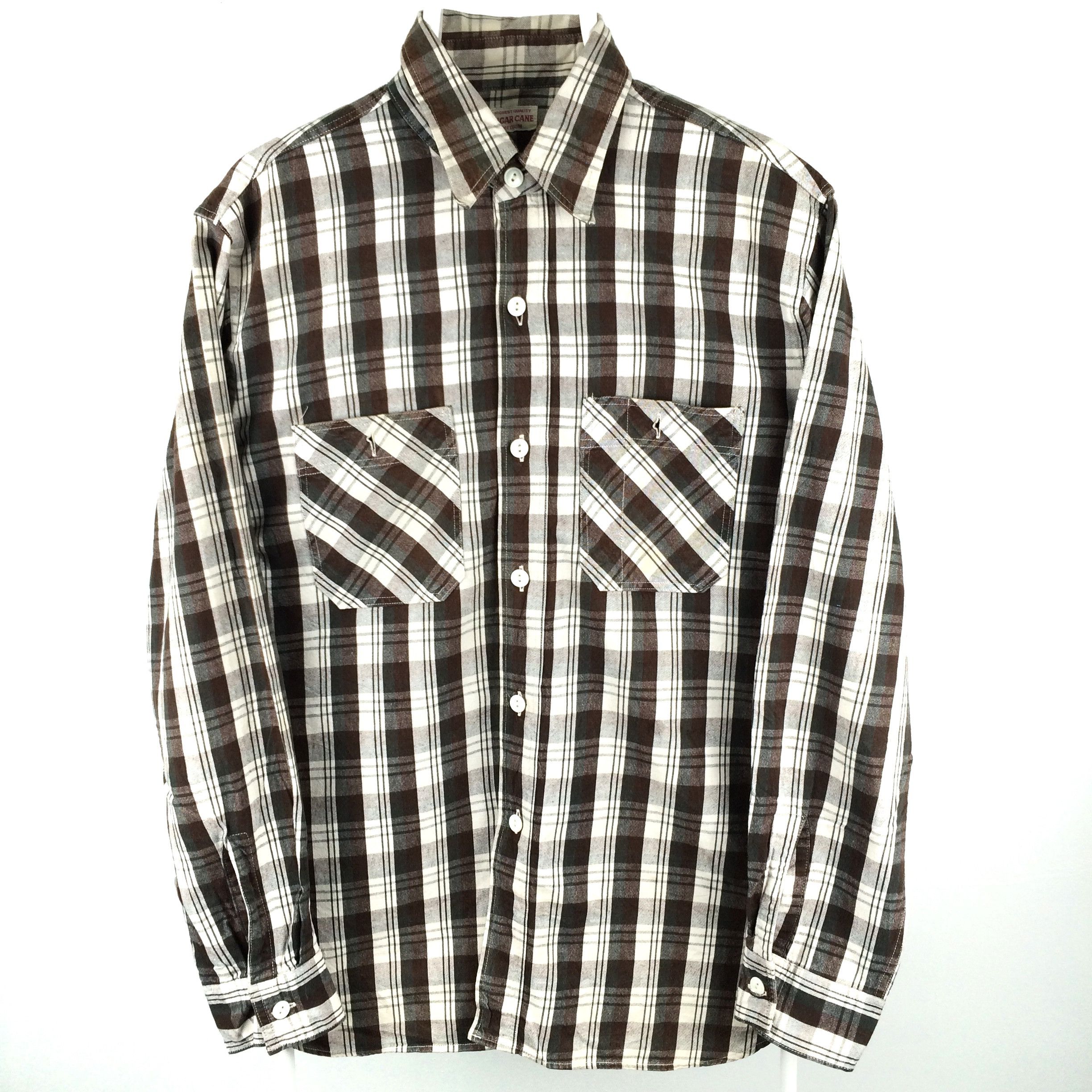 Sugar Cane × Toyo Enterprises × Vintage C2 SUGARCANE X TOYO ENTERPRISE FLANNEL PLAID SHIRT Size US M / EU 48-50 / 2 - 1 Thumbnail