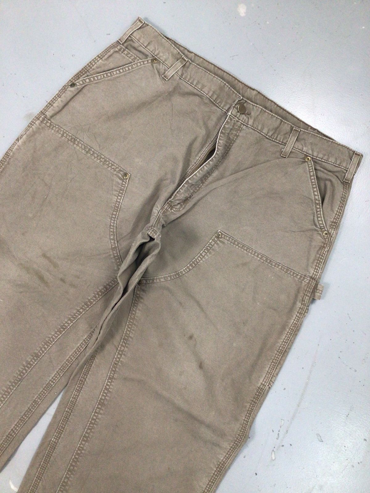 Carhartt × Vintage Vintage Carhartt B195 LBR double knee carpenter denim Size US 40 / EU 56 - 3 Thumbnail