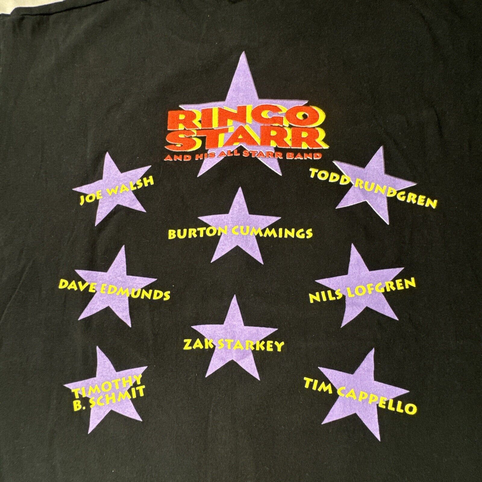 Fruit Of The Loom Ringo Starr And All Starr Band T Shirt Size XL Vintage 90s Size US XL / EU 56 / 4 - 14 Thumbnail