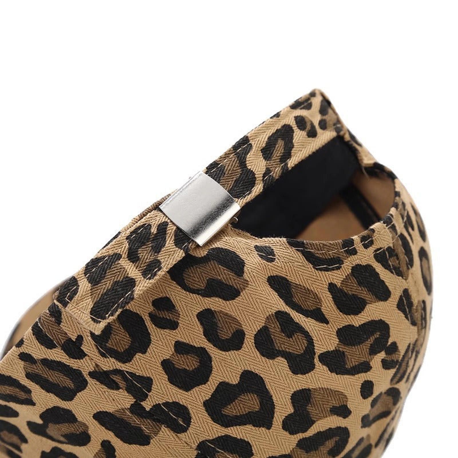 Other Leopard-Print Curved-Brim Baseball Cap Size ONE SIZE - 4 Thumbnail