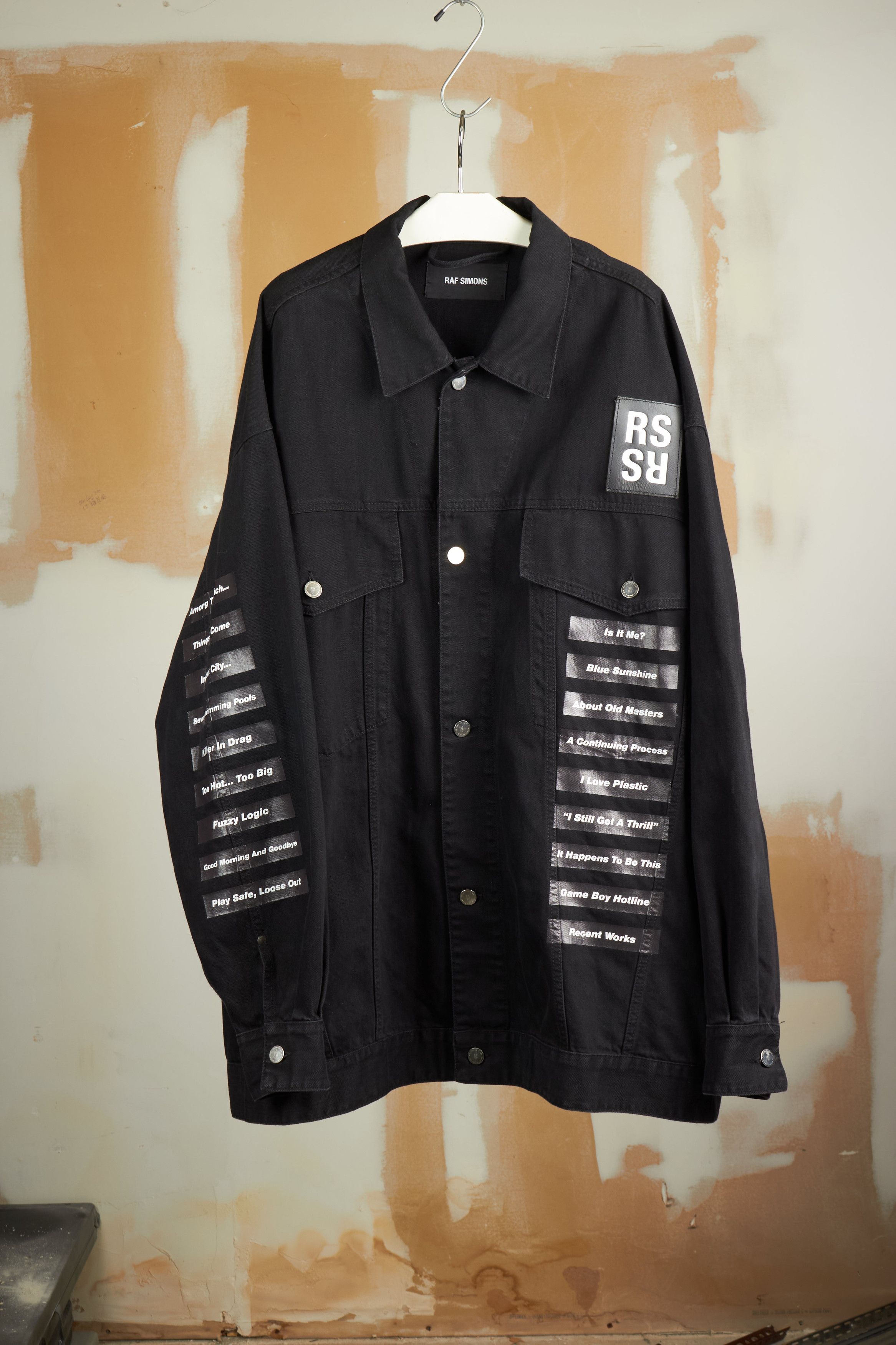Raf Simons SS18 REDUX [CLOSER] PRINT OVERSIZED DENIM JACKET Size US M / EU 48-50 / 2 - 1 Thumbnail