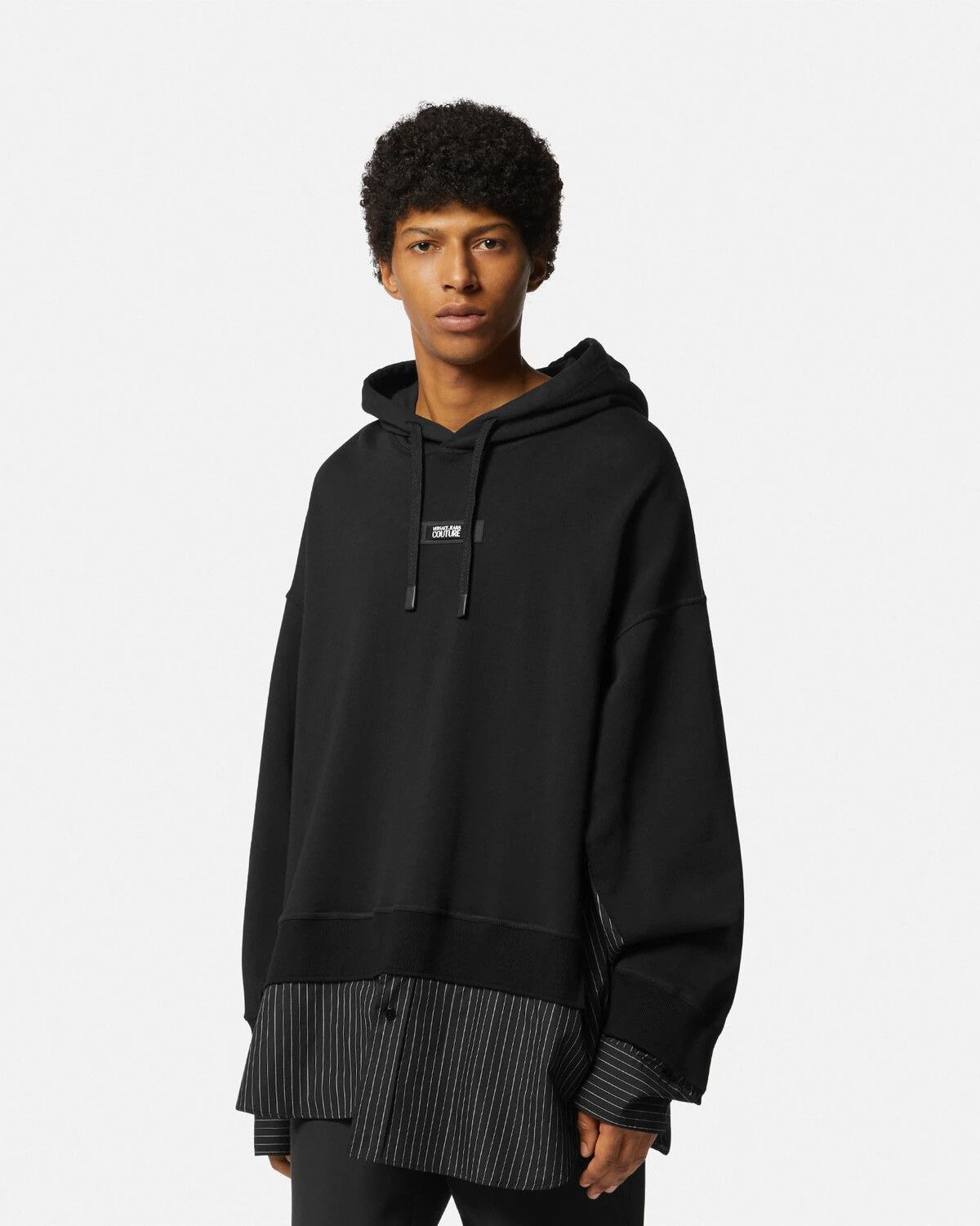 Versace !DS! SS23 Versace Stripped Paneled Reworked Sweatshirt Size US M / EU 48-50 / 2 - 3 Thumbnail