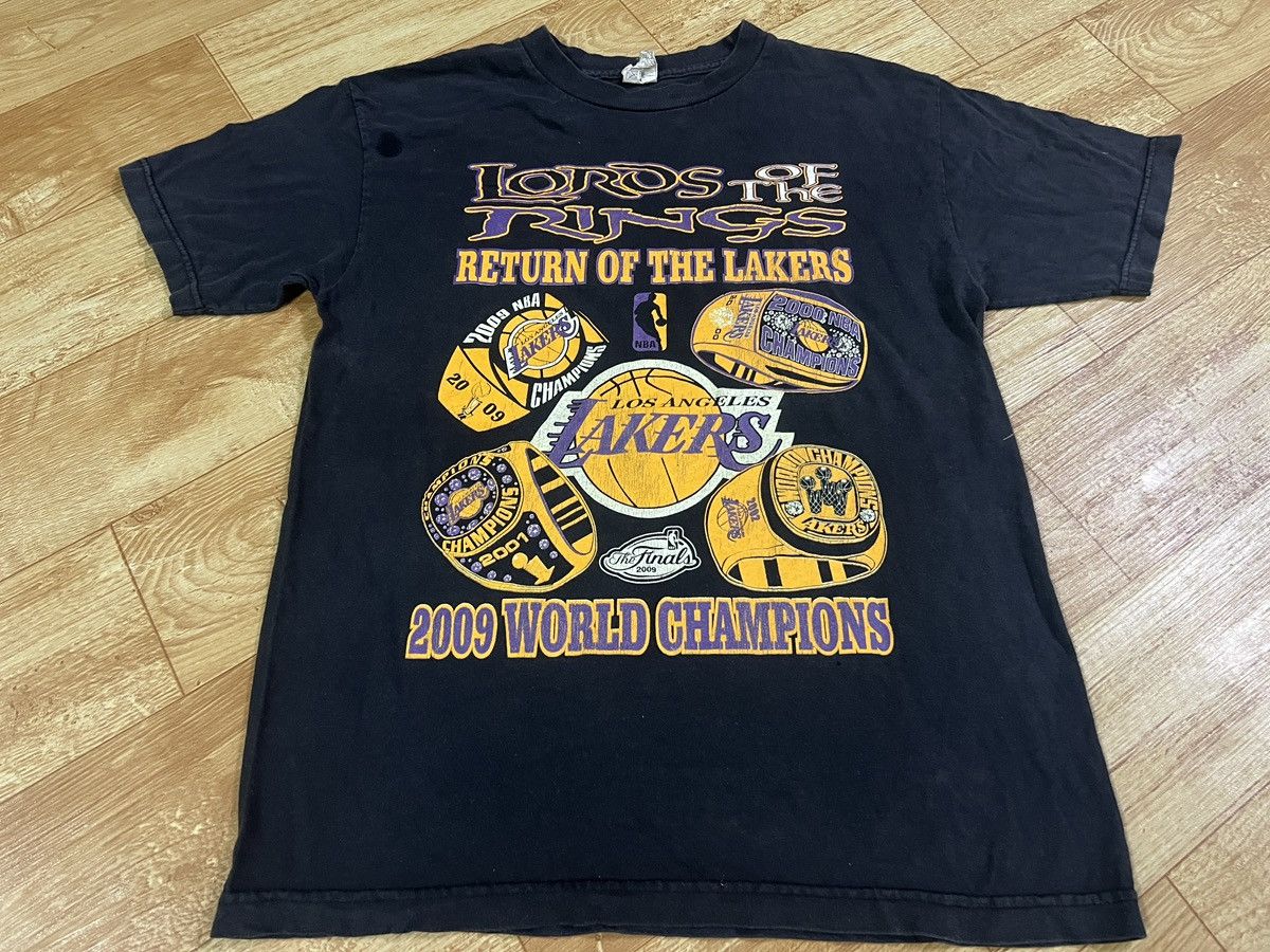 NBA VINTAGE Y2K LA LAKERS LORD OF THE RINGS WORLD CHAMPIONS 2009 Size US M / EU 48-50 / 2 - 10 Thumbnail