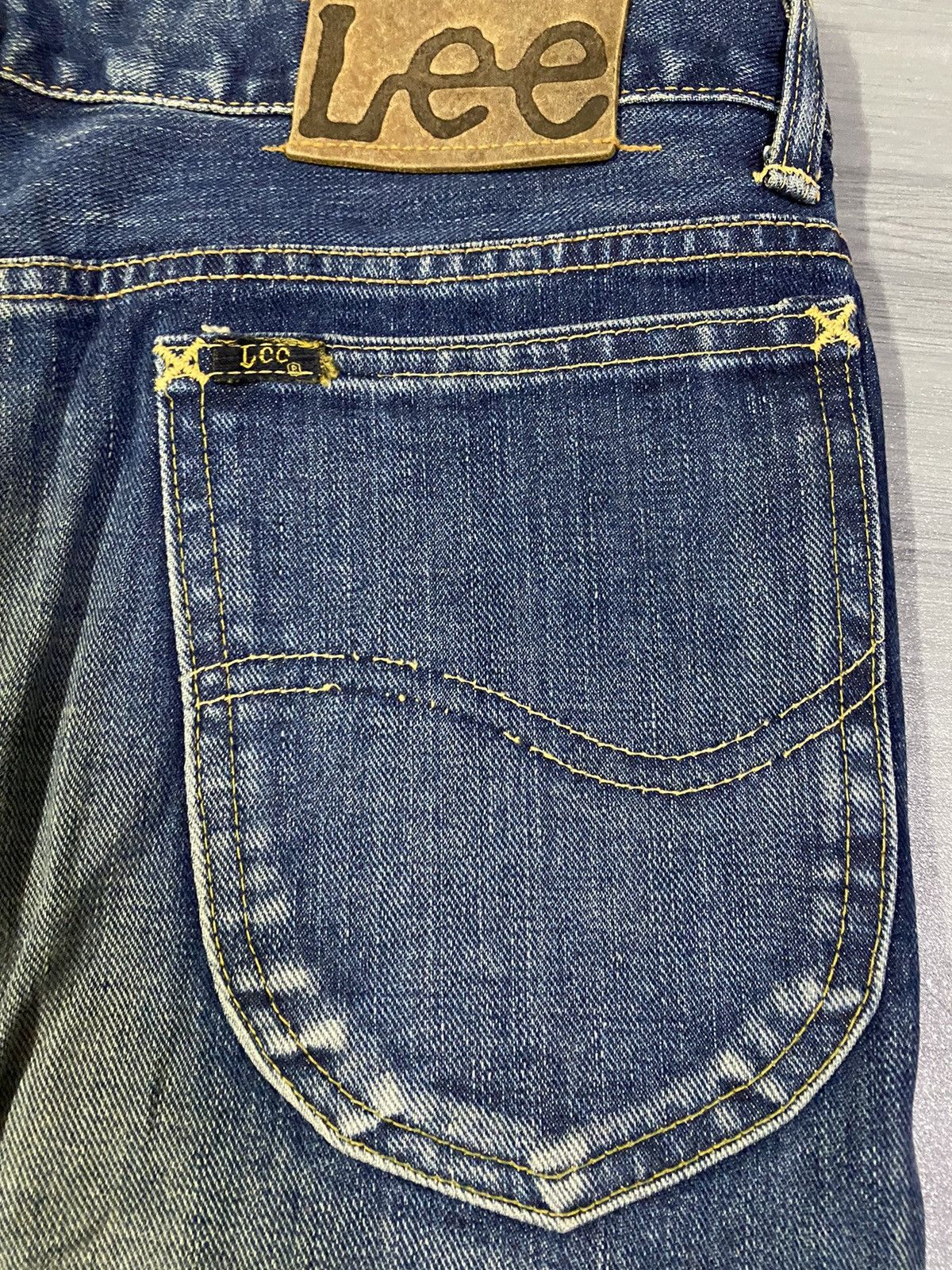Lee Vintage Lee Riders Fadded Blue Denim Size US 33 - 22 Thumbnail