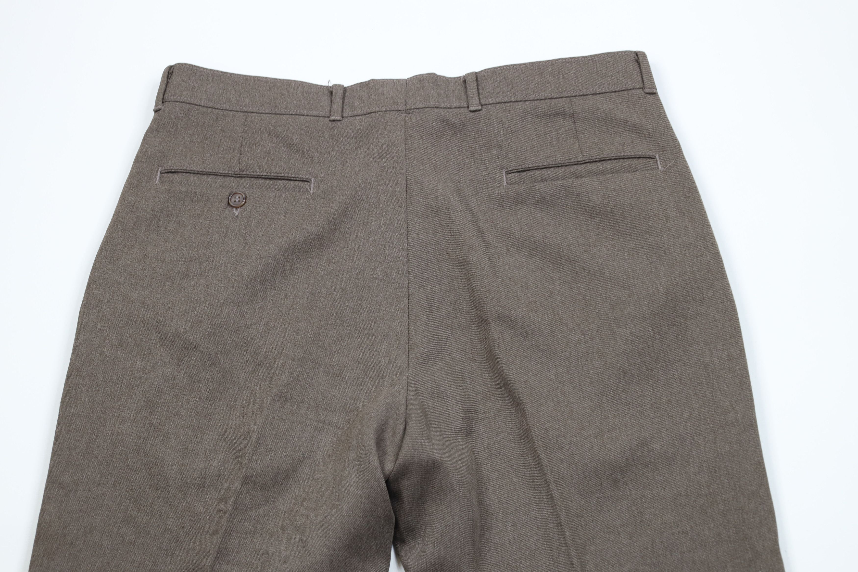 Levi's × Vintage Vintage 90s Levis Knit Flared Wide Leg Chino Pants Brown Size US 36 / EU 52 - 12 Thumbnail