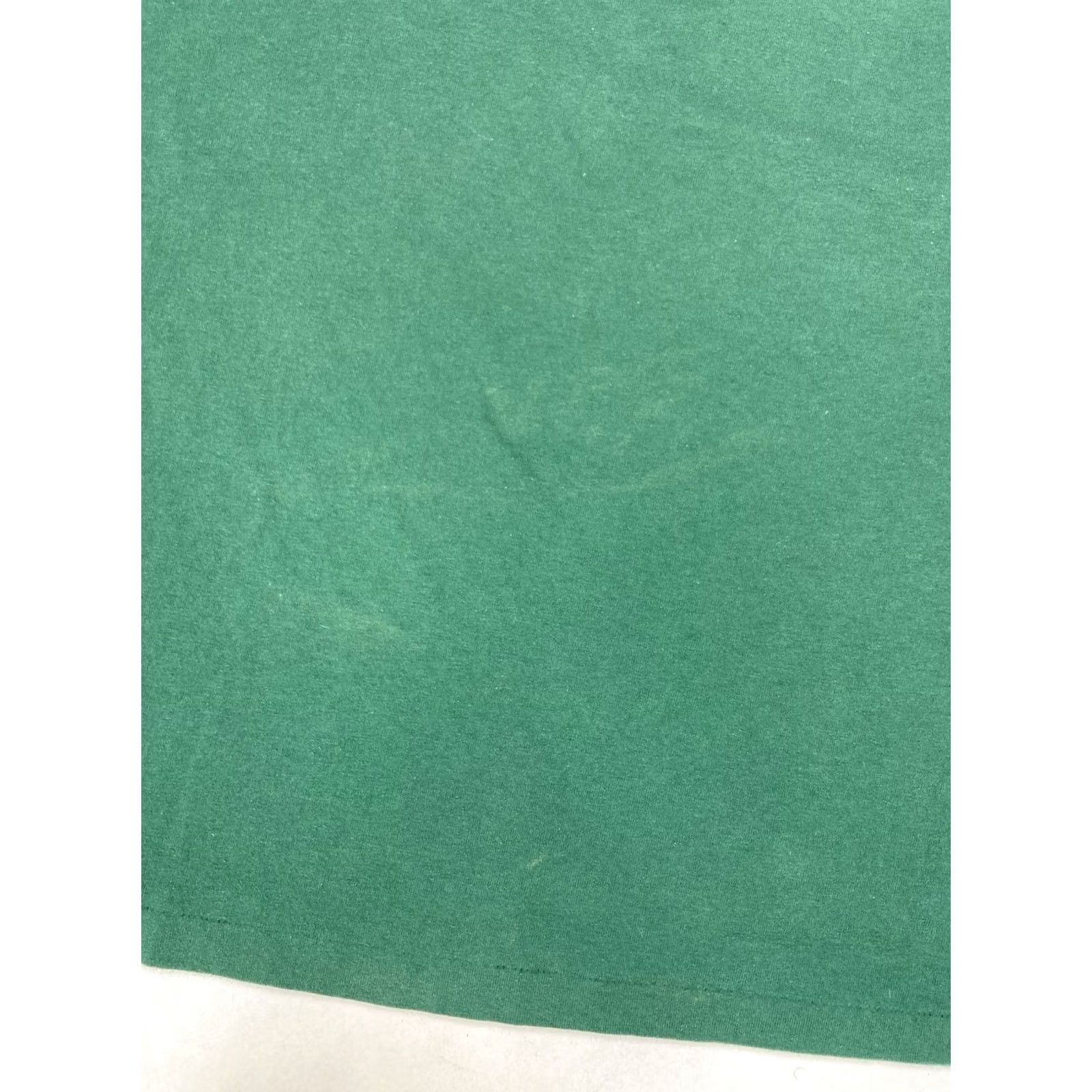 Hanes VINTAGE NVUS Graphic T-shirt Men XL Green USA 90s Single Stitch Size US XL / EU 56 / 4 - 3 Thumbnail