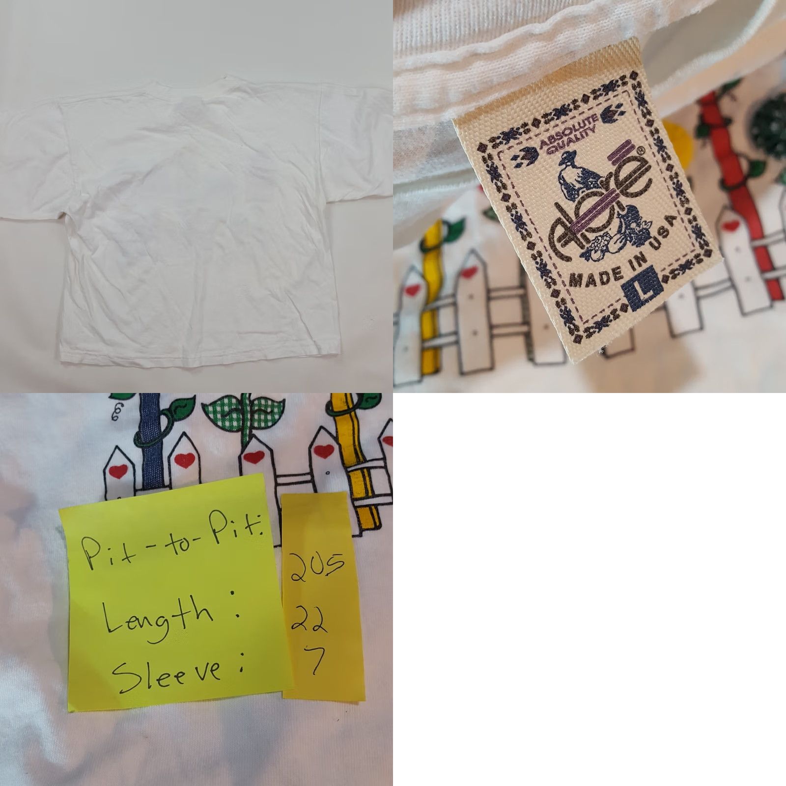 Vintage VINTAGE Alore T-Shirt Unisex Adults 90s Bird Flower White Size S USA Made Graphic Print Size US S / EU 44-46 / 1 - 8 Thumbnail