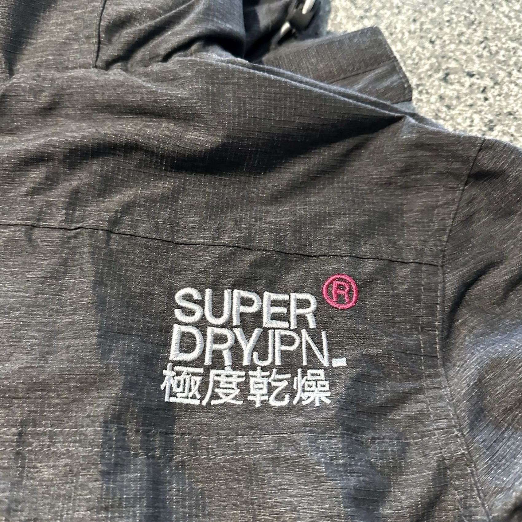 Superdry Superdry Jacket Womens M Windbreaker Rain Coat Parka Grey Belted Windproof Zip Hooded Full Zip Slim Size M / US 6-8 / IT 42-44 - 6 Thumbnail