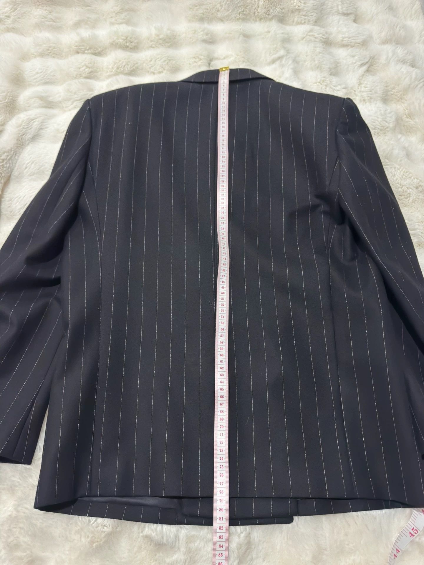 Saint Laurent Paris Saint Laurent YSL 24 Show Double-Breasted Blazer Black 50 Size 50S - 9 Thumbnail
